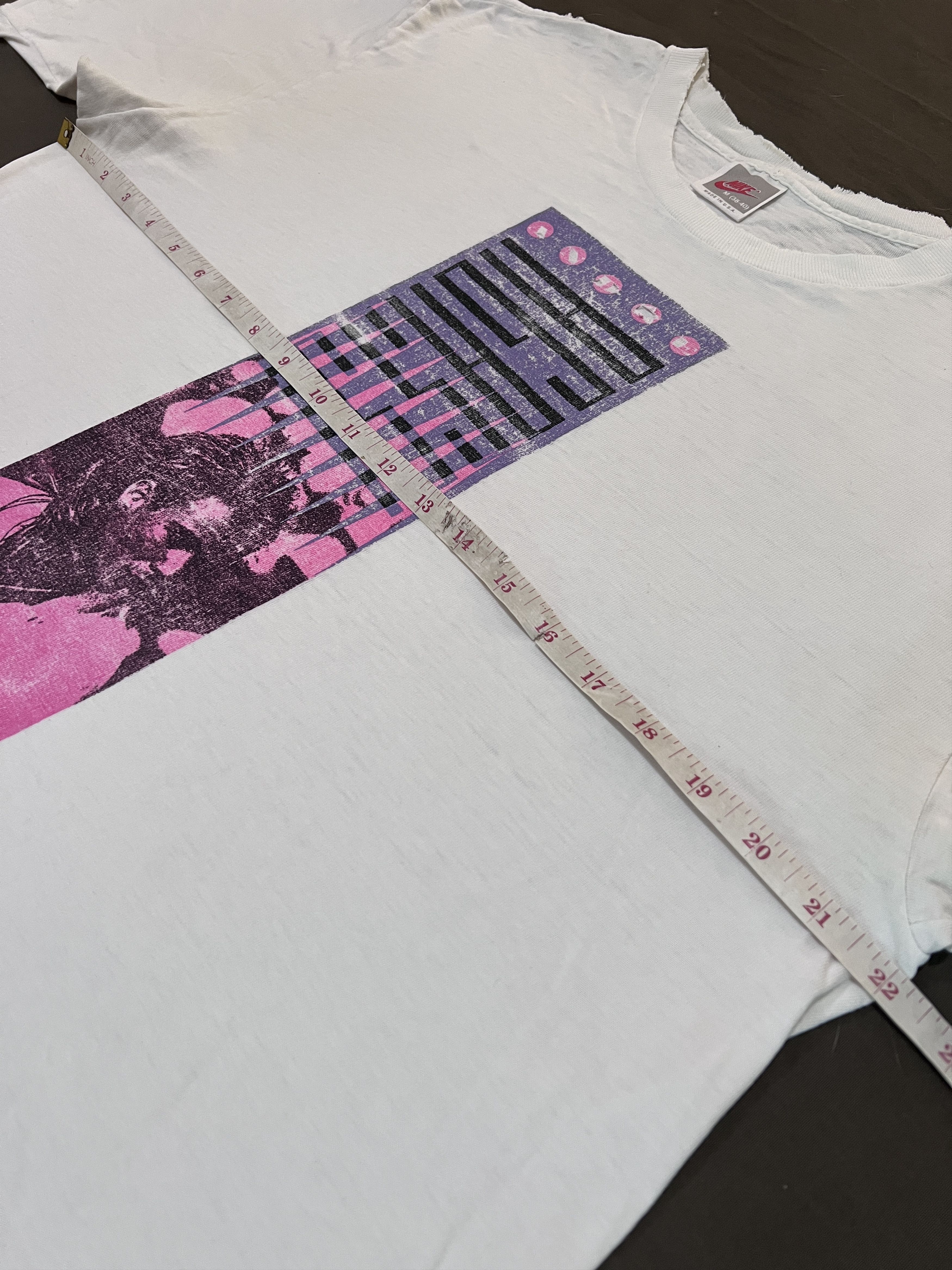 Nike × Vintage Vintage 90s NIKE Andre Agassi Tee Distressed Faded Thrashed Size US M / EU 48-50 / 2 - 14 Thumbnail