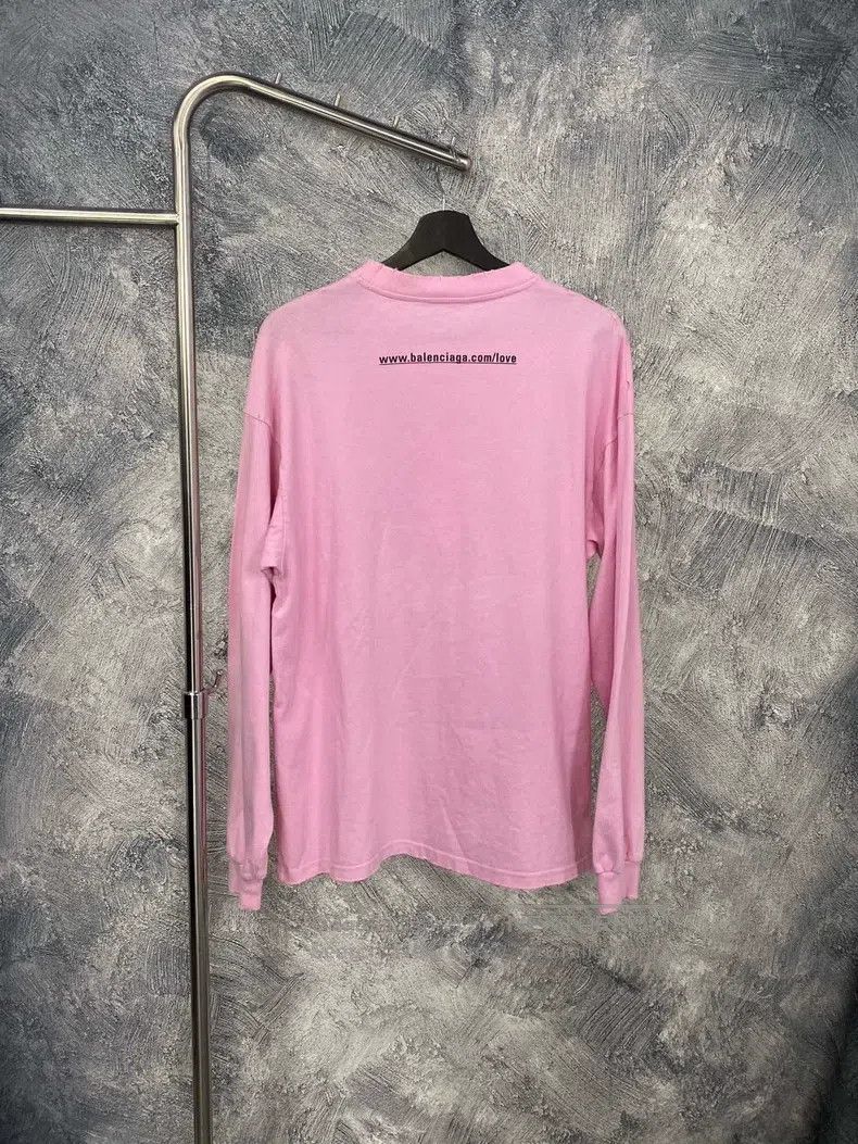 Balenciaga Balenciaga Pink Valentine's Day Limited Love Heart Long Sl Size US XS / EU 42 / 0 - 2 Thumbnail