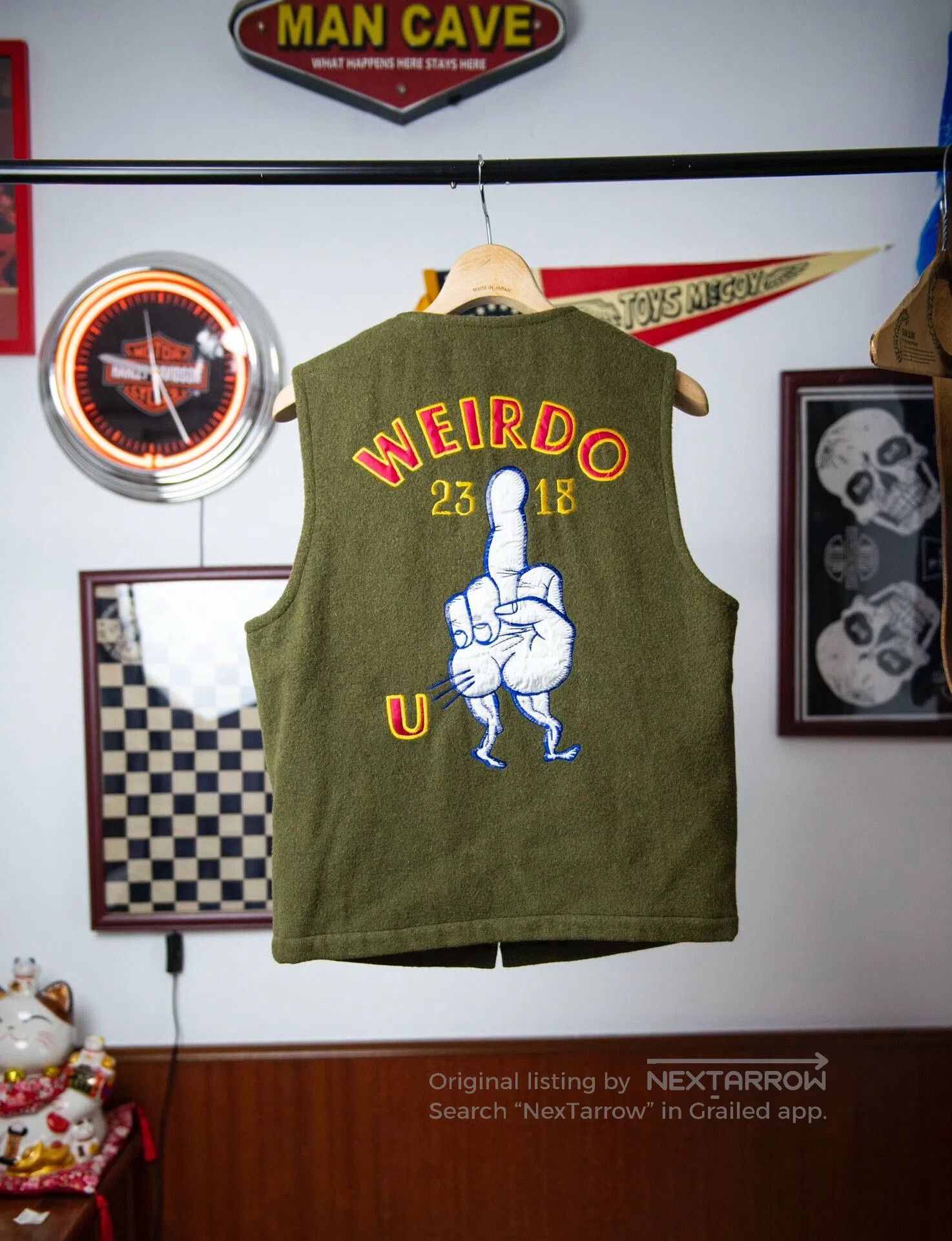 Wacko Maria Weirdo Vest in Classic Style. Size US S / EU 44-46 / 1 - 2 Thumbnail