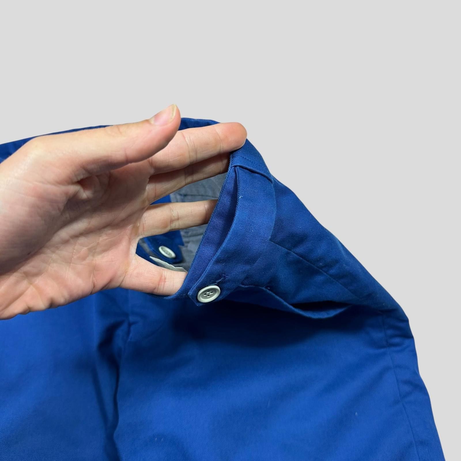 Comme des Garcons CDG SHIRT 90’s Blue Polycotton Adjustable Trousers - M Size US 33 - 6 Thumbnail