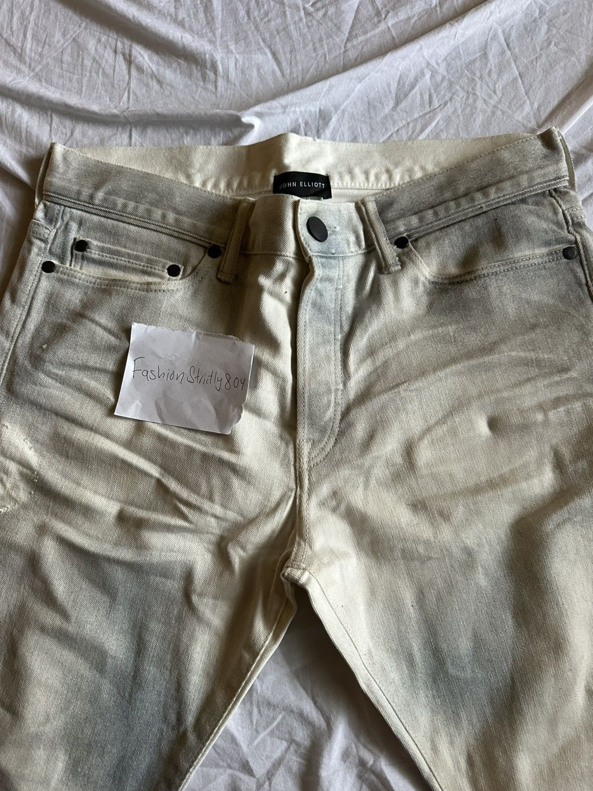 John Elliott John Elliott Denim Size US 31 - 4 Thumbnail