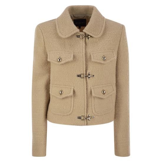 Fay FAY Women Jackets NGW73494510 BEIGE Size M / US 6-8 / IT 42-44 - 1 Thumbnail