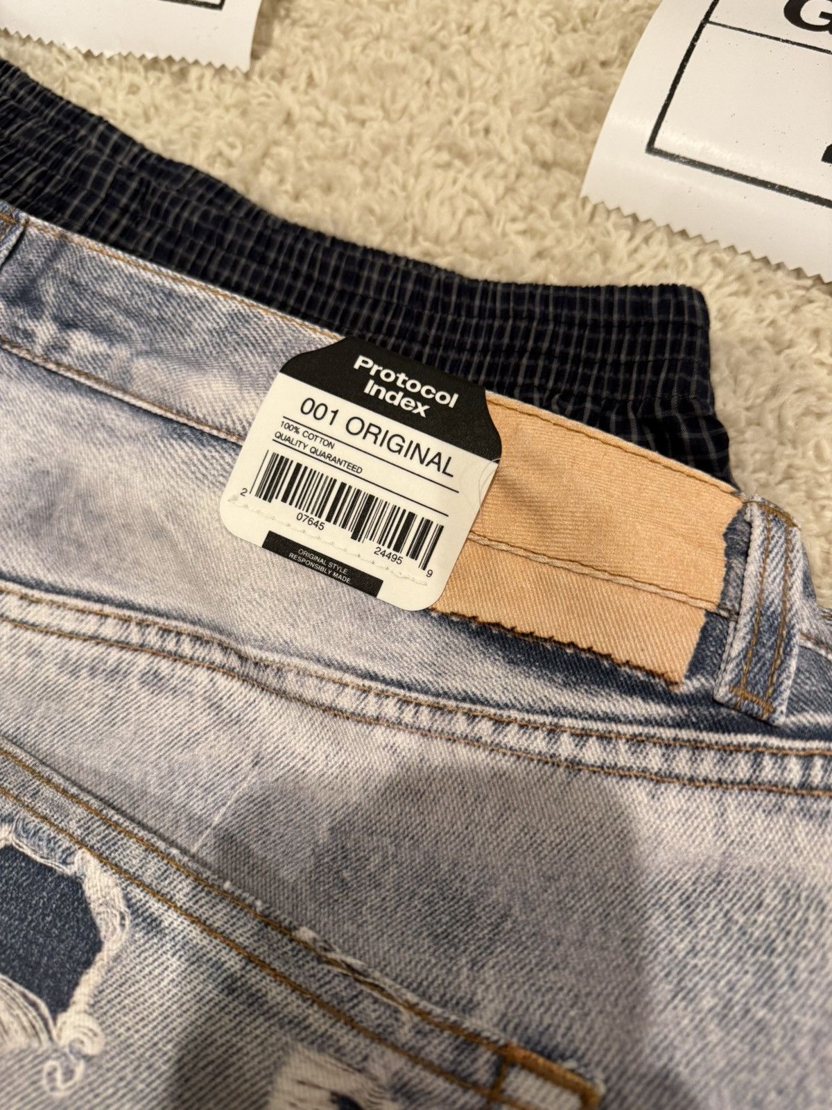 PROJECT G/R Project GR Protocol Index Trompe-L'OEIL LAYERED PANTS Size US 30 / EU 46 - 5 Thumbnail