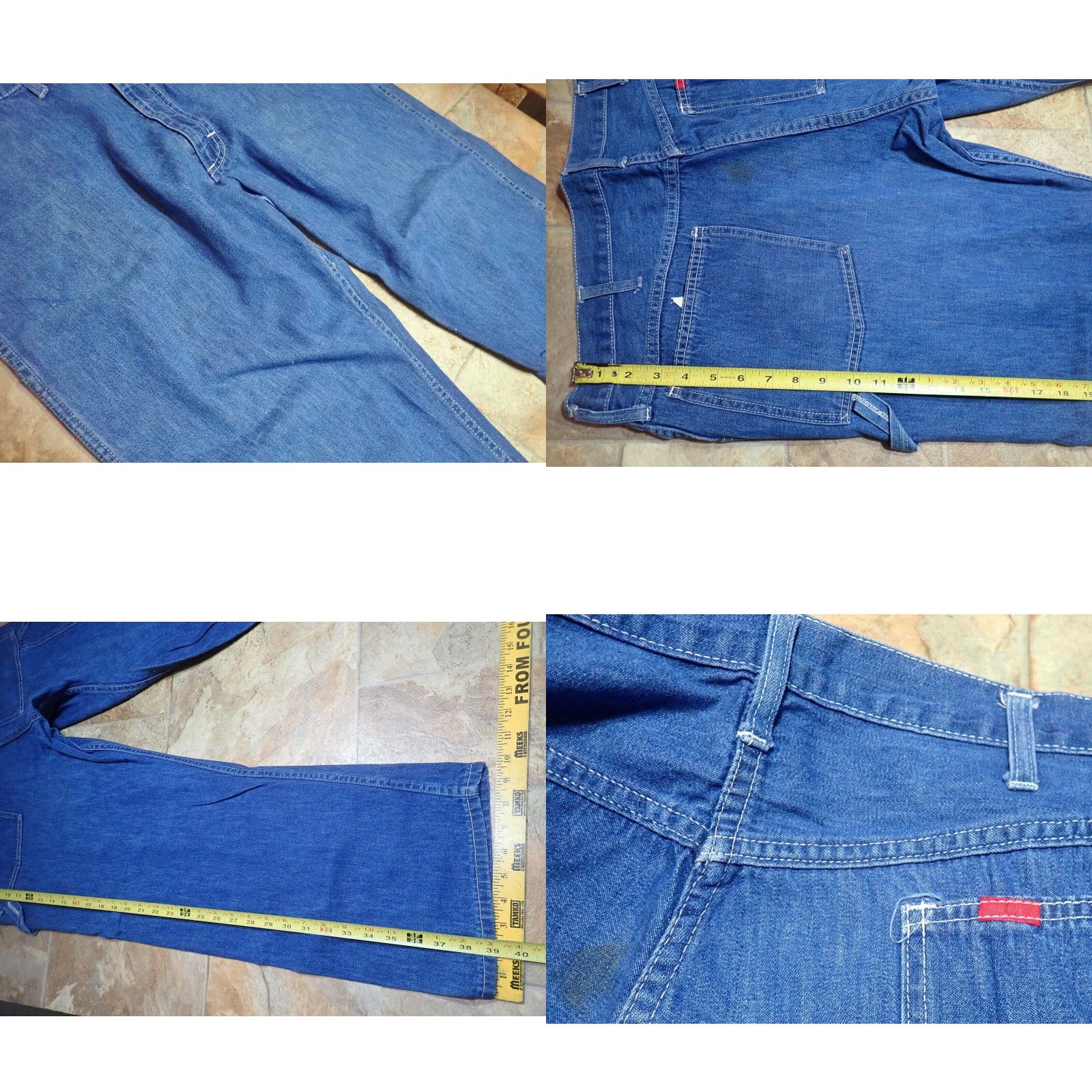 Vintage Vintage Big Smith Painters Pants 40x26 Blue Denim Carpenter Jean USA Union Made Size US 40 / EU 56 - 8 Thumbnail