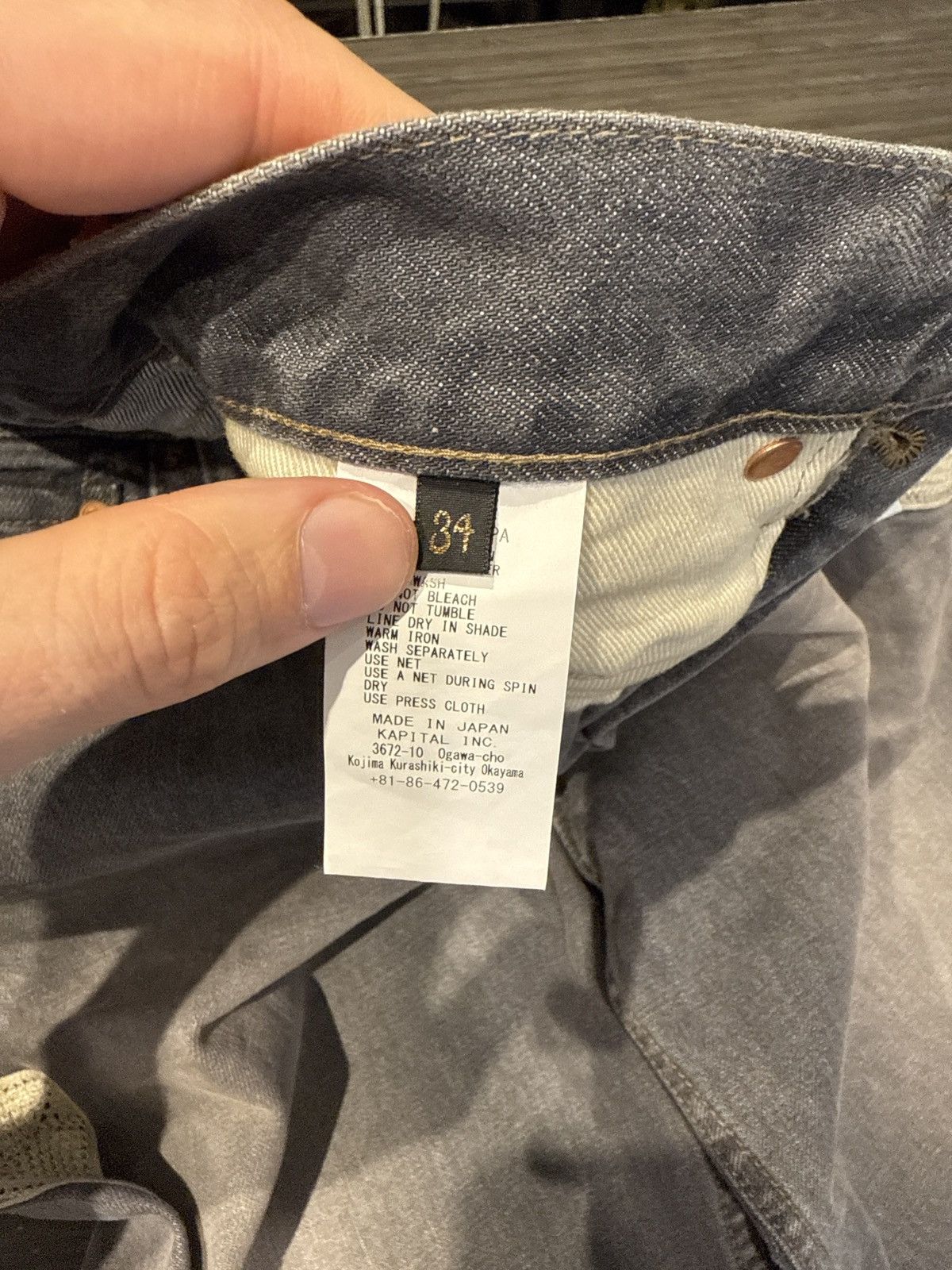 Kapital Kapital Bones Denim Jeans Black Size US 34 / EU 50 - 4 Thumbnail