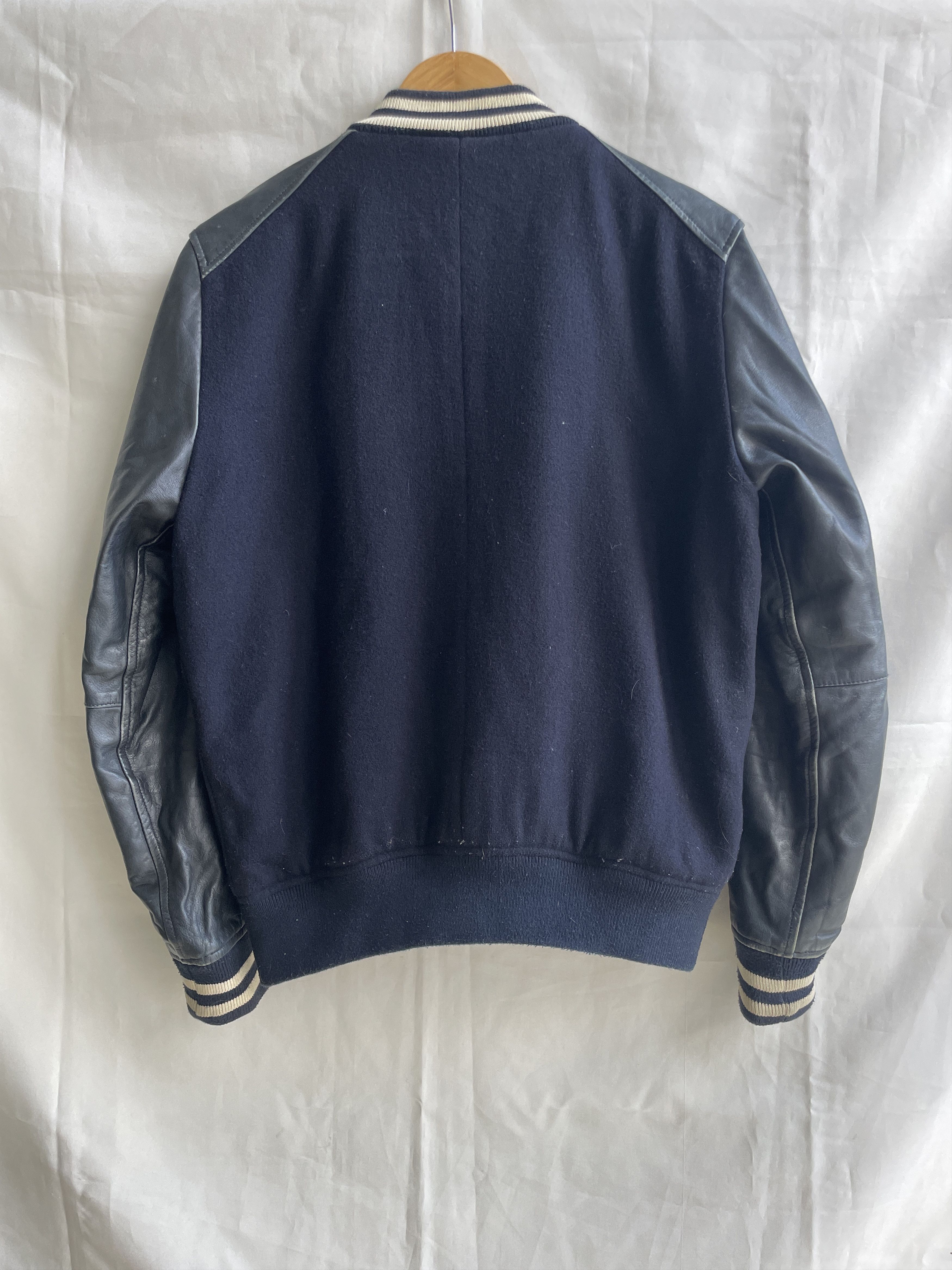 McGregor McGregor Trainer Beamen Wool Leather Varsity Bomber Jacket Size US M / EU 48-50 / 2 - 2 Thumbnail