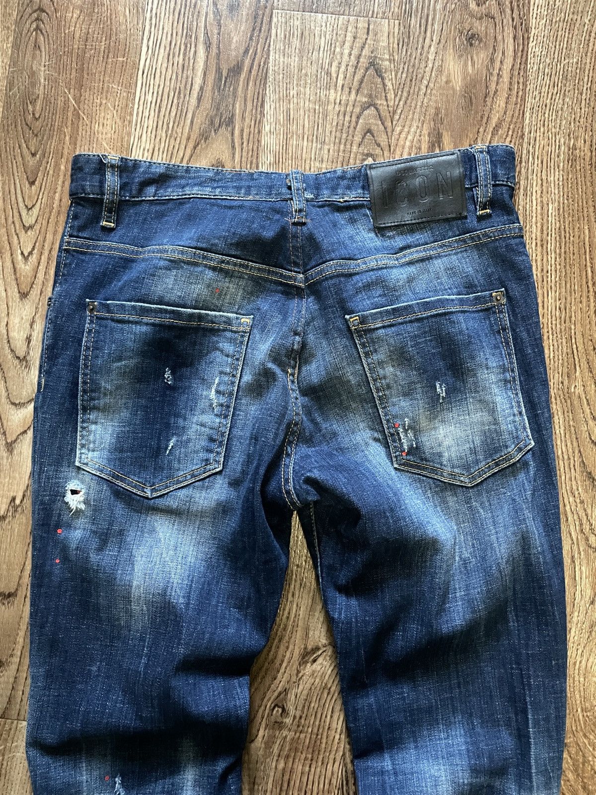 Dsquared2 Skinny Fit Dsquared2 Jeans Distressed Denim Size US 36 / EU 52 - 5 Thumbnail