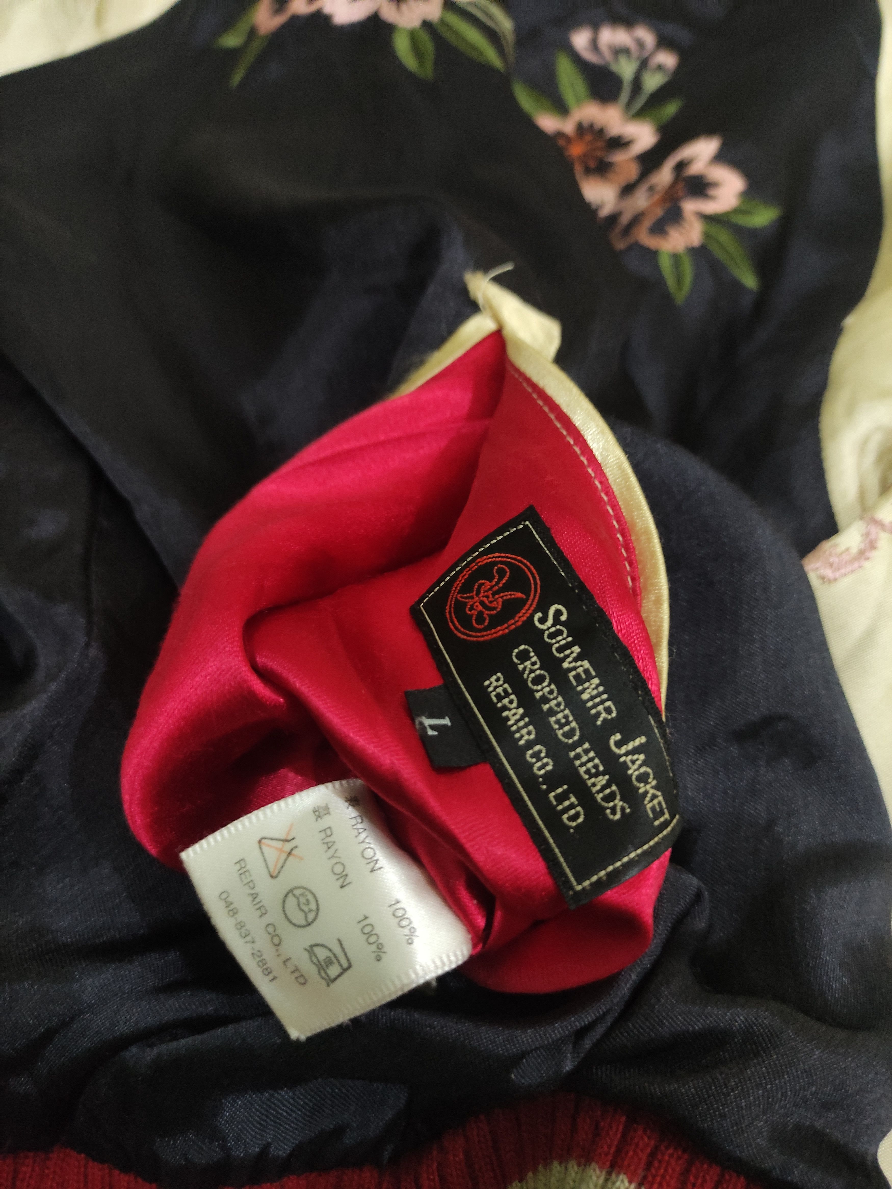 Japanese Brand × Toyo Enterprises Vintage cropped head sukajan souvenir jacket 100% rayon Size US L / EU 52-54 / 3 - 7 Thumbnail