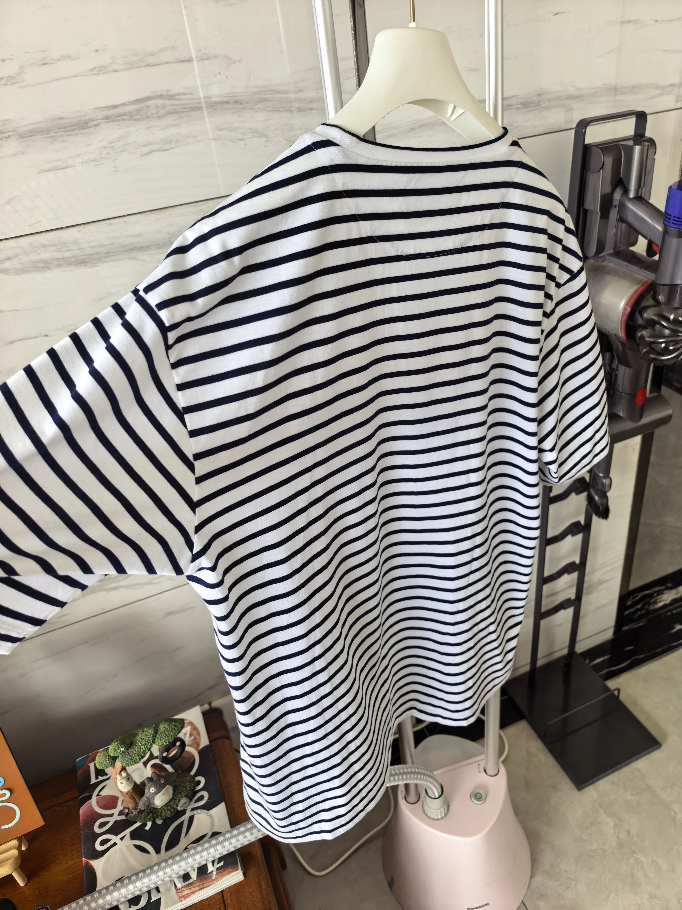 Prada Prada SS25 Striped Short Sleeve Tee XL Size US XL / EU 56 / 4 - 7 Thumbnail