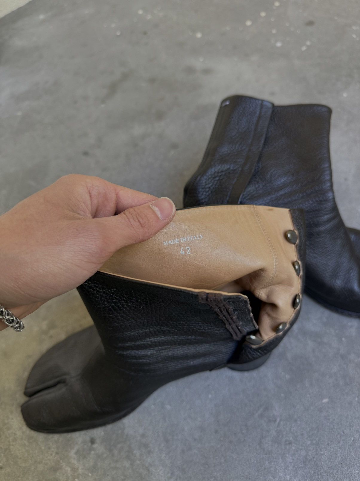 Maison Margiela Maison Margiela FW19 Tabi Ankle Boots 60mm Size US 9 / EU 42 - 11 Thumbnail