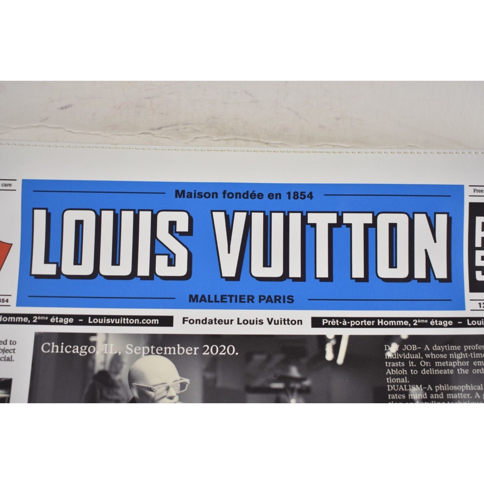 Louis Vuitton Newspaper Pouch Leather Tourist Purist Virgil Clutch Bag Size ONE SIZE - 7 Thumbnail