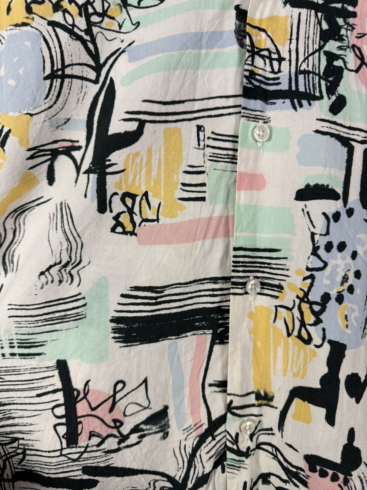 Zara Zara Man designer art crazy hawaiian shirt Size US L / EU 52-54 / 3 - 7 Thumbnail