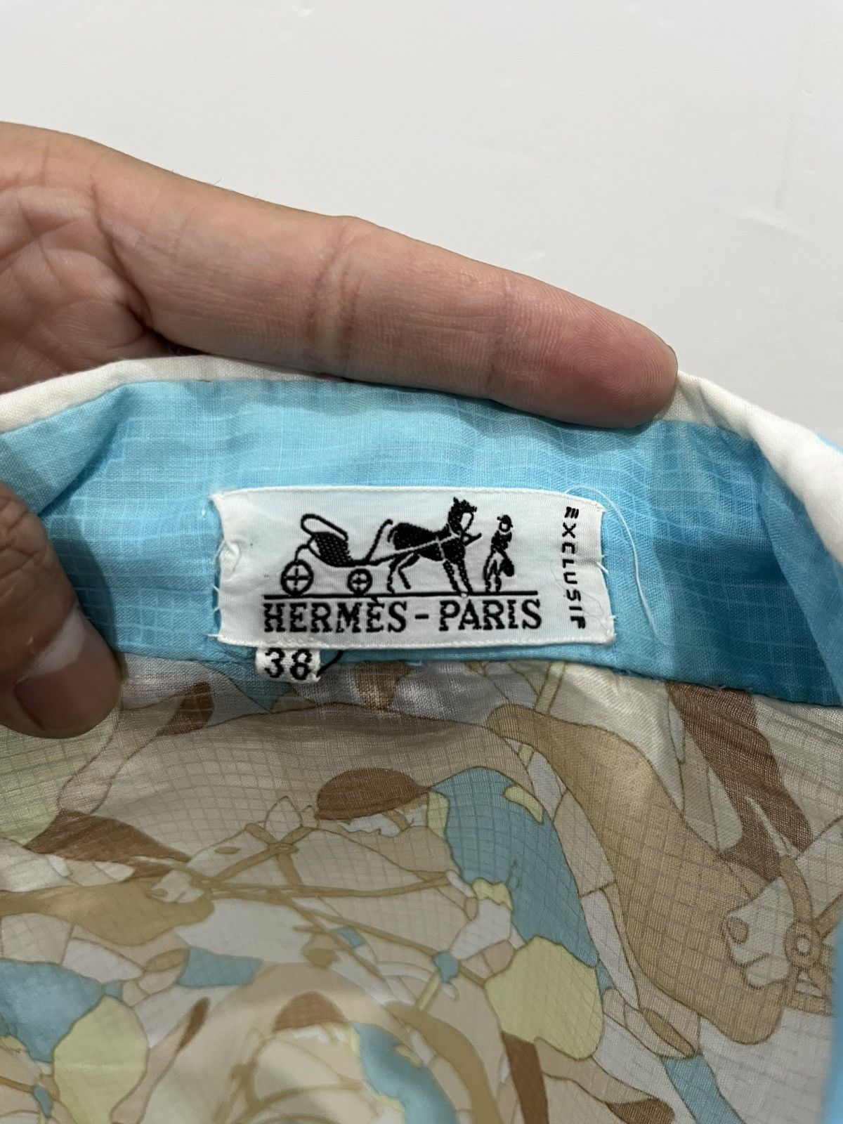 Hermes Hermes printed shirt Size S / US 4 / IT 40 - 3 Thumbnail