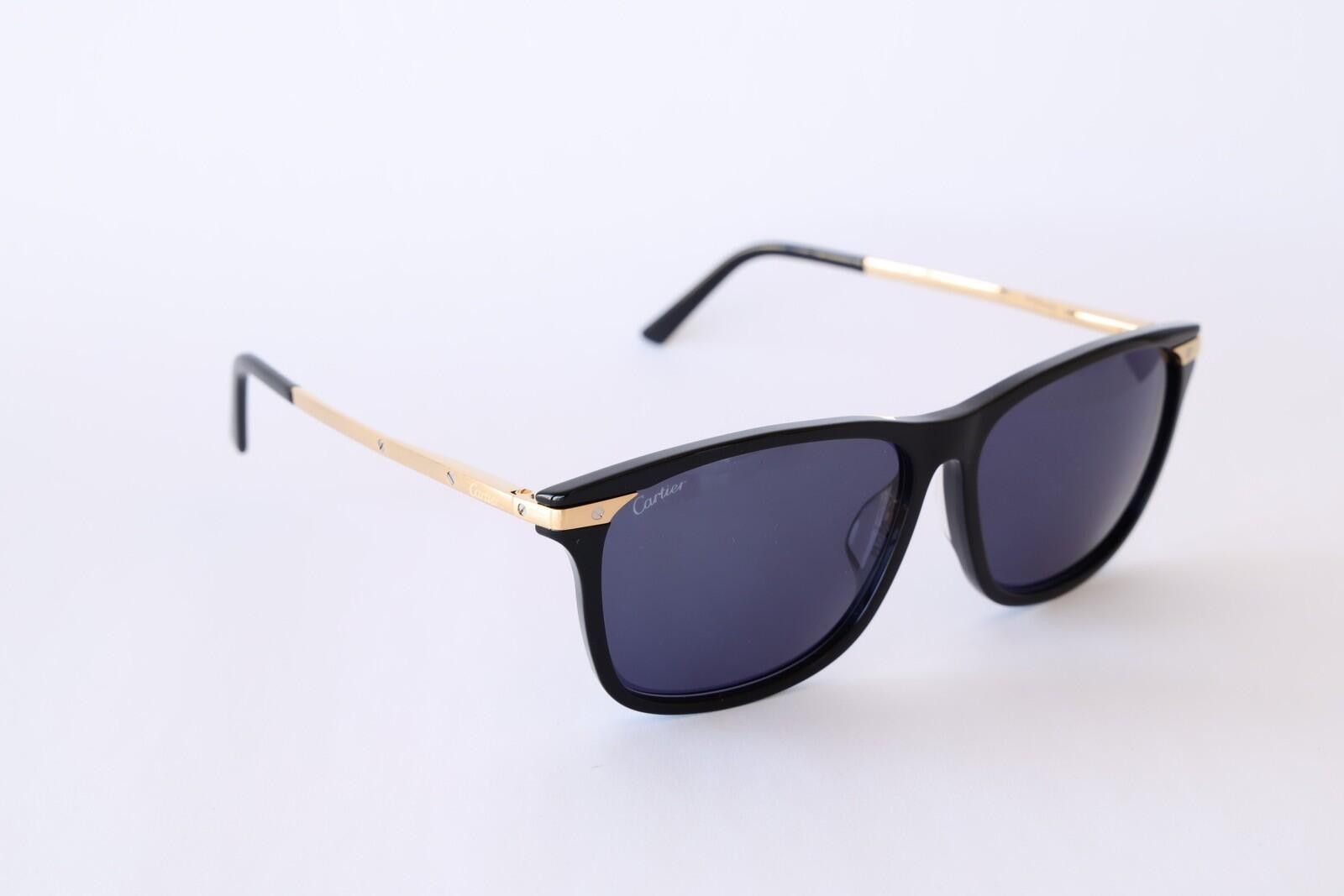 New Cartier sunglasses eyewear eyeglasses black CT0104SA 001 display picture 3