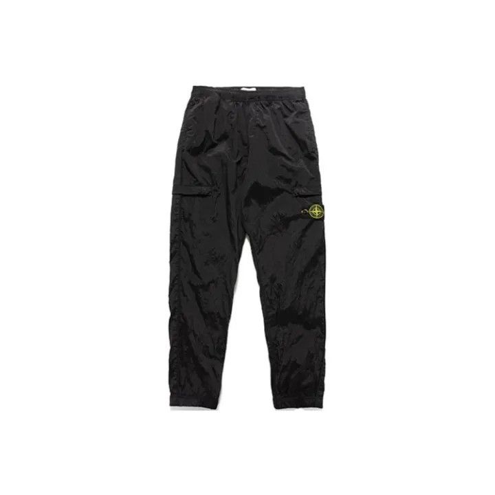 Stone Island Stone Island Black Nylon Meta Pants Size US 32 / EU 48 - 1 Thumbnail