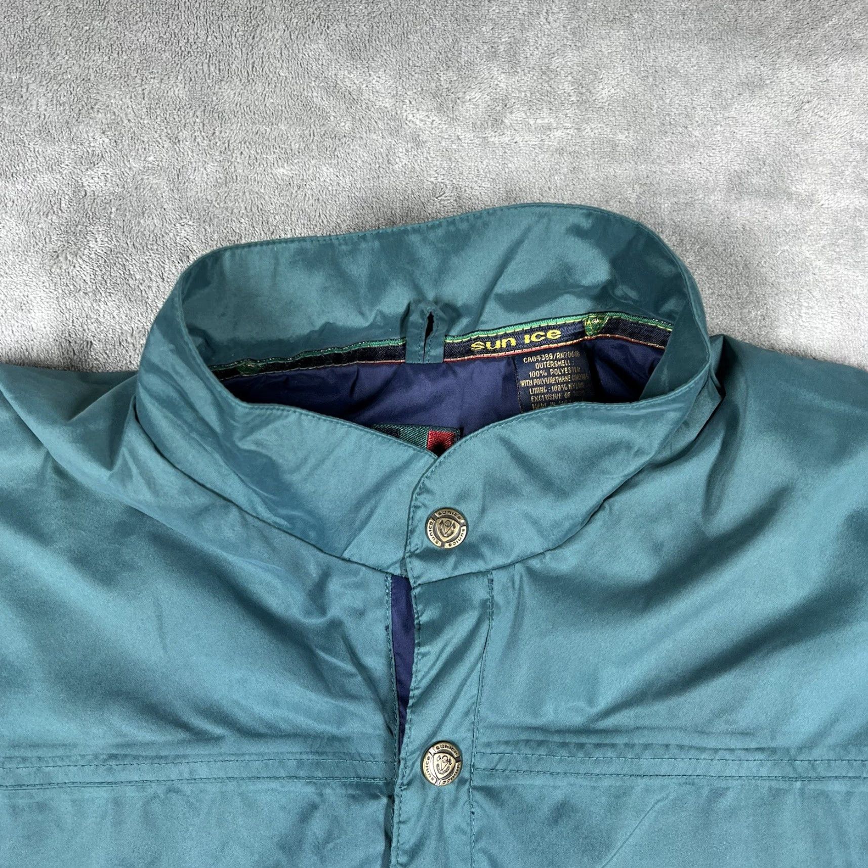 Vintage VINTAGE Sunice Golf Jacket Pullover Mens Large L Jade Green EUC Size US L / EU 52-54 / 3 - 7 Thumbnail