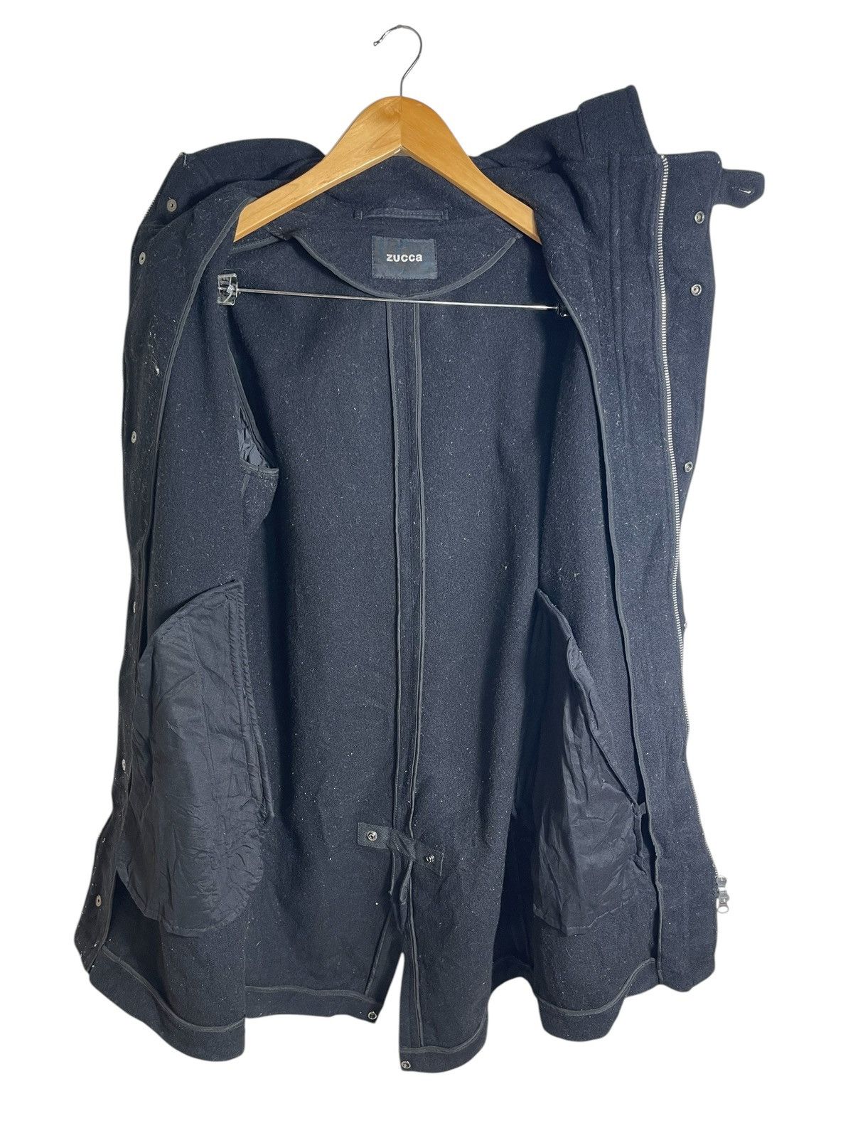 Issey Miyake × Zucca Japanese Brand Issey Miyake Cabanne De Zucca Wool hoodie Size US M / EU 48-50 / 2 - 4 Thumbnail