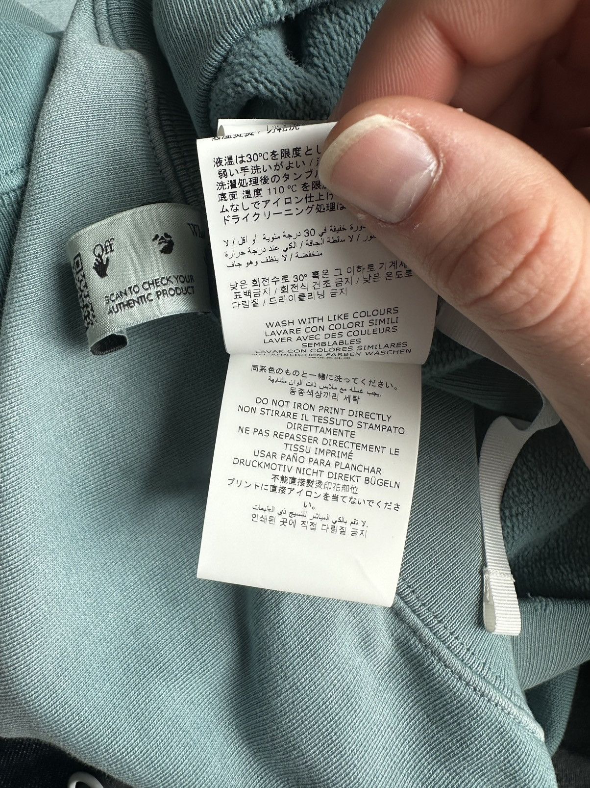 Off-White Off-White Acid Wash Crewneck Size US S / EU 44-46 / 1 - 10 Thumbnail