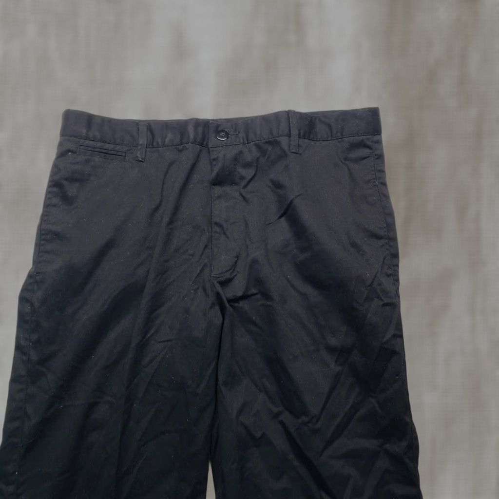 Vintage Carolina Bay Pants Black Flat Front Adult Men's Size 38 Inseam 30 in Cotton Polyester Dress Pants Men's Size US 38 / EU 54 - 1 Thumbnail