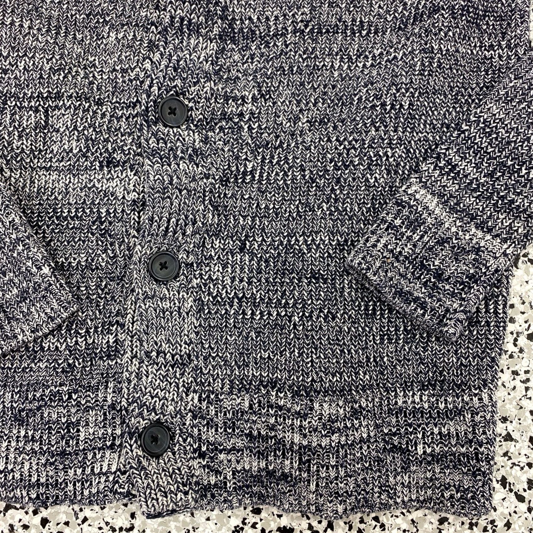 Banana Republic VINTAGE Banana Republic Cardigan Sweater Womens Large Gray 100% Cotton Knit V-Neck Button Size L / US 10 / IT 46 - 2 Thumbnail