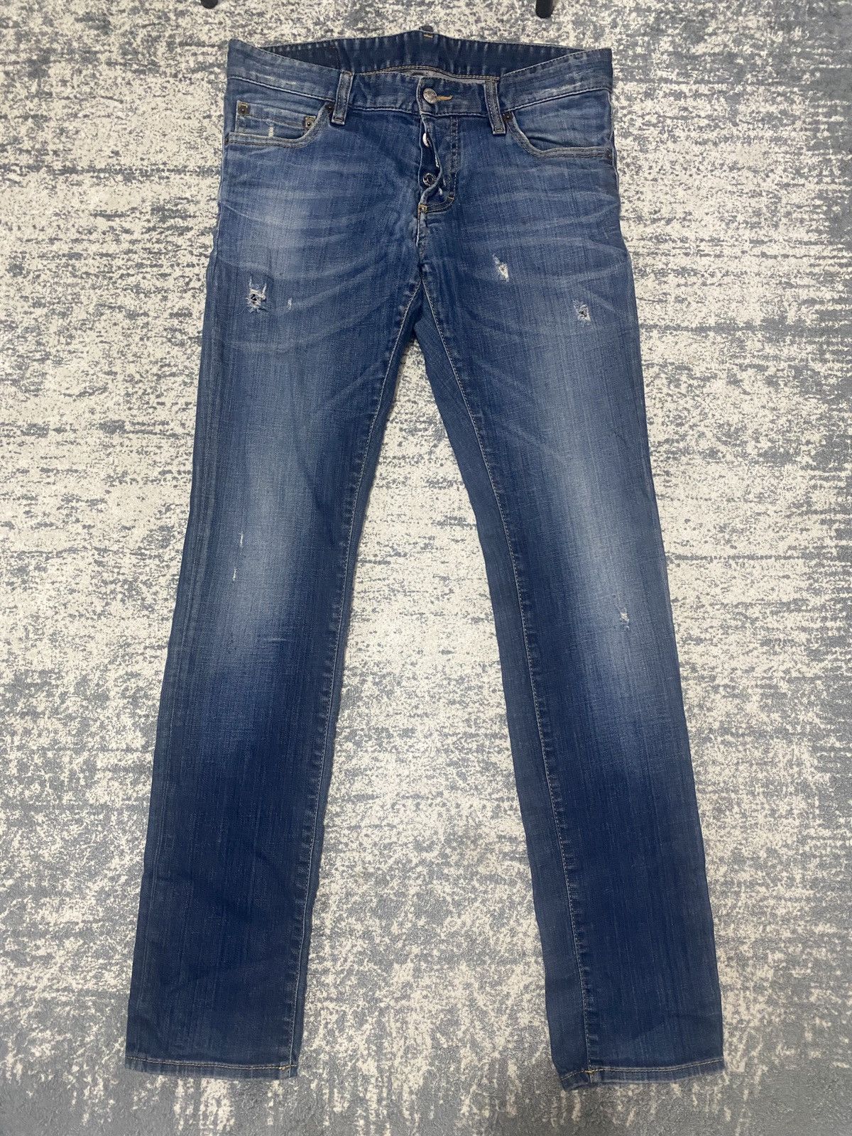 Dsquared2 Luxury dsquared2 skinny denim jeans Size US 30 / EU 46 - 1 Thumbnail