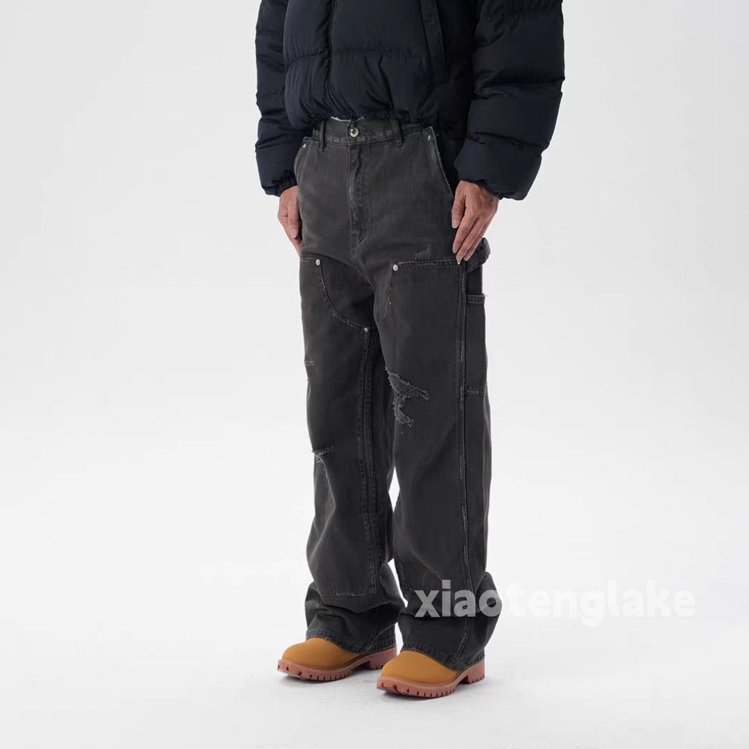 Vintage zx vintage wide Leg Balenciaga kith style carpenter pants Size US 36 / EU 52 - 1 Thumbnail