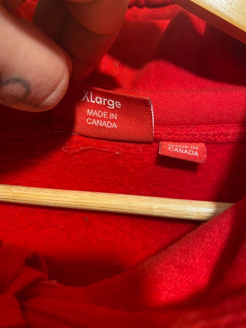 Supreme Supreme Box Logo Hooded Sweatshirt (Red) Size US XL / EU 56 / 4 - 6 Thumbnail