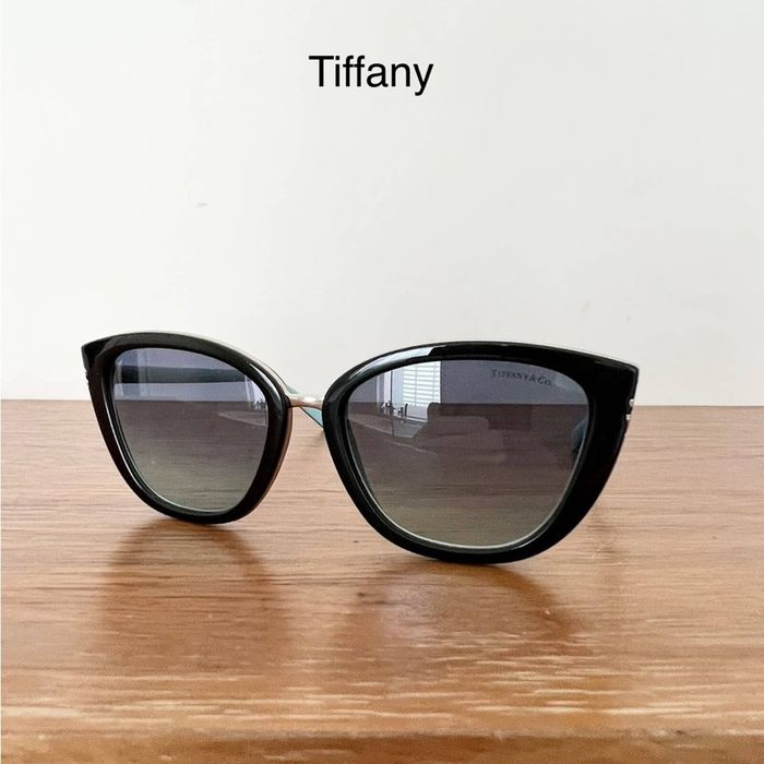 Tiffany & Co. Tiffany black and blue sunglasses Tf 4152 | Grailed