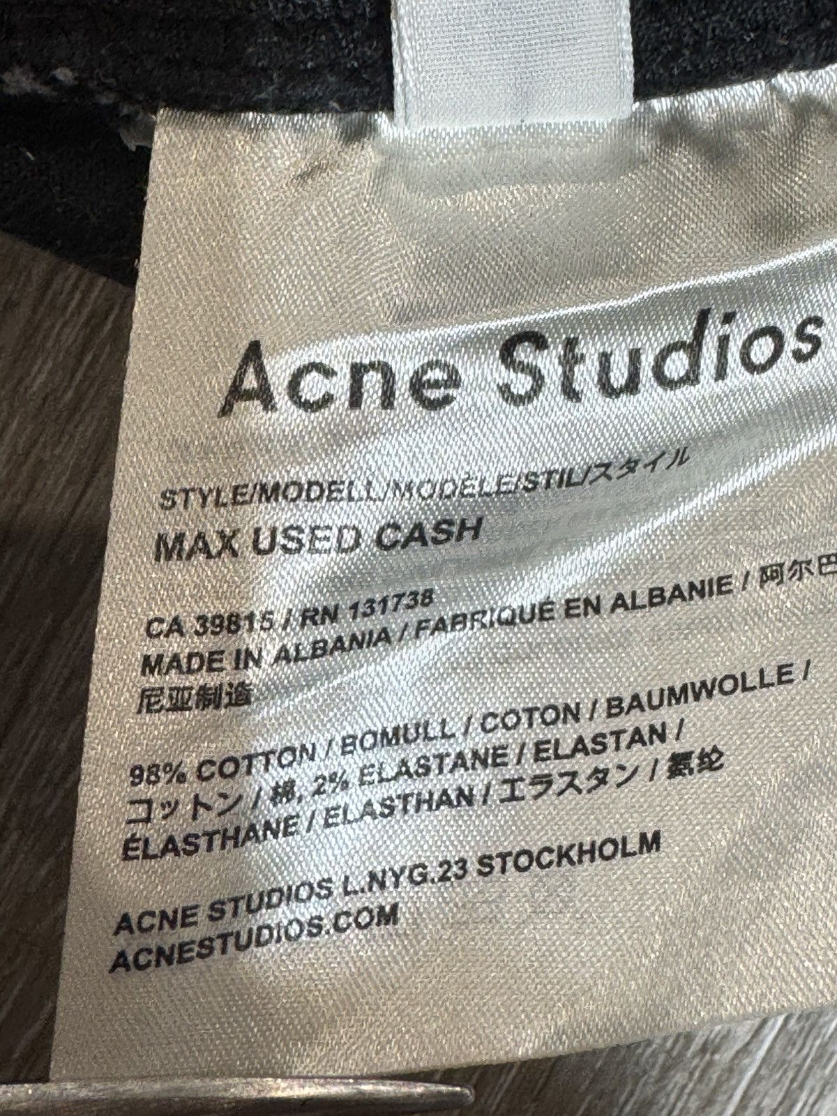 Acne Studios ❌ ACNE STUDIOS ❌ 34x34 Size US 34 / EU 50 - 5 Thumbnail