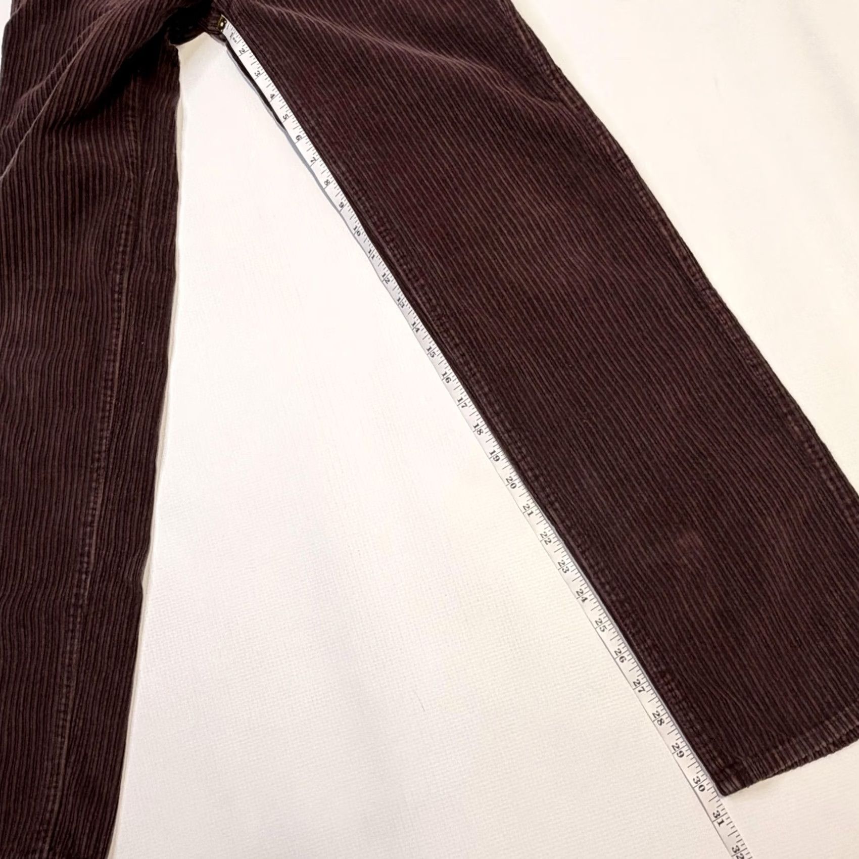Pacsun PacSun Pants Juniors 26 Brown 90s BF Carpenter Corduroy Straight Leg Relaxed Womens Size 26" / US 2 / IT 38 - 4 Thumbnail