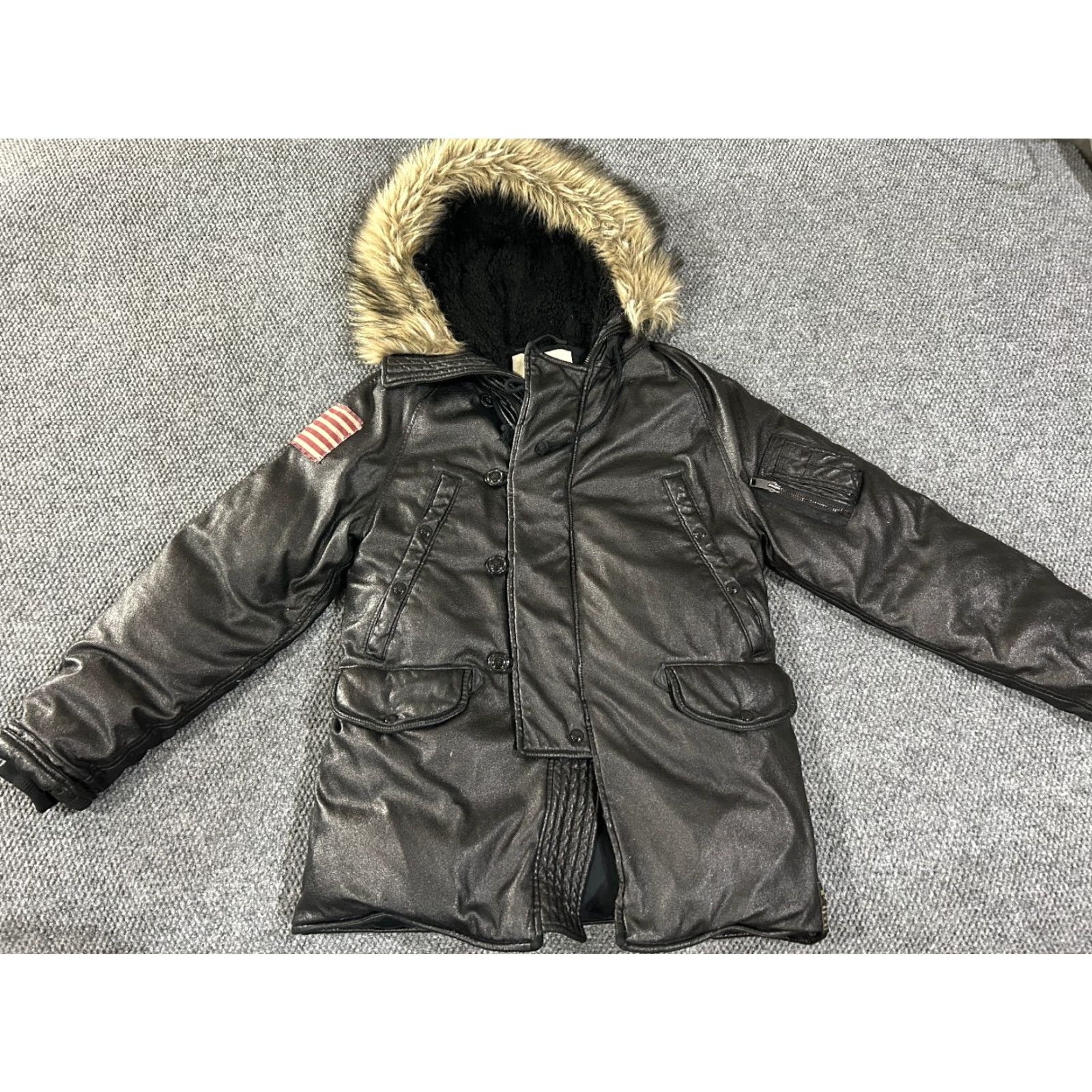 Vintage Denim & Supply Ralph Lauren Jacket Mens L Parka Green Down Puffer Logo Zip Casual Outdoor Fall Winter Size US L / EU 52-54 / 3 - 2 Thumbnail