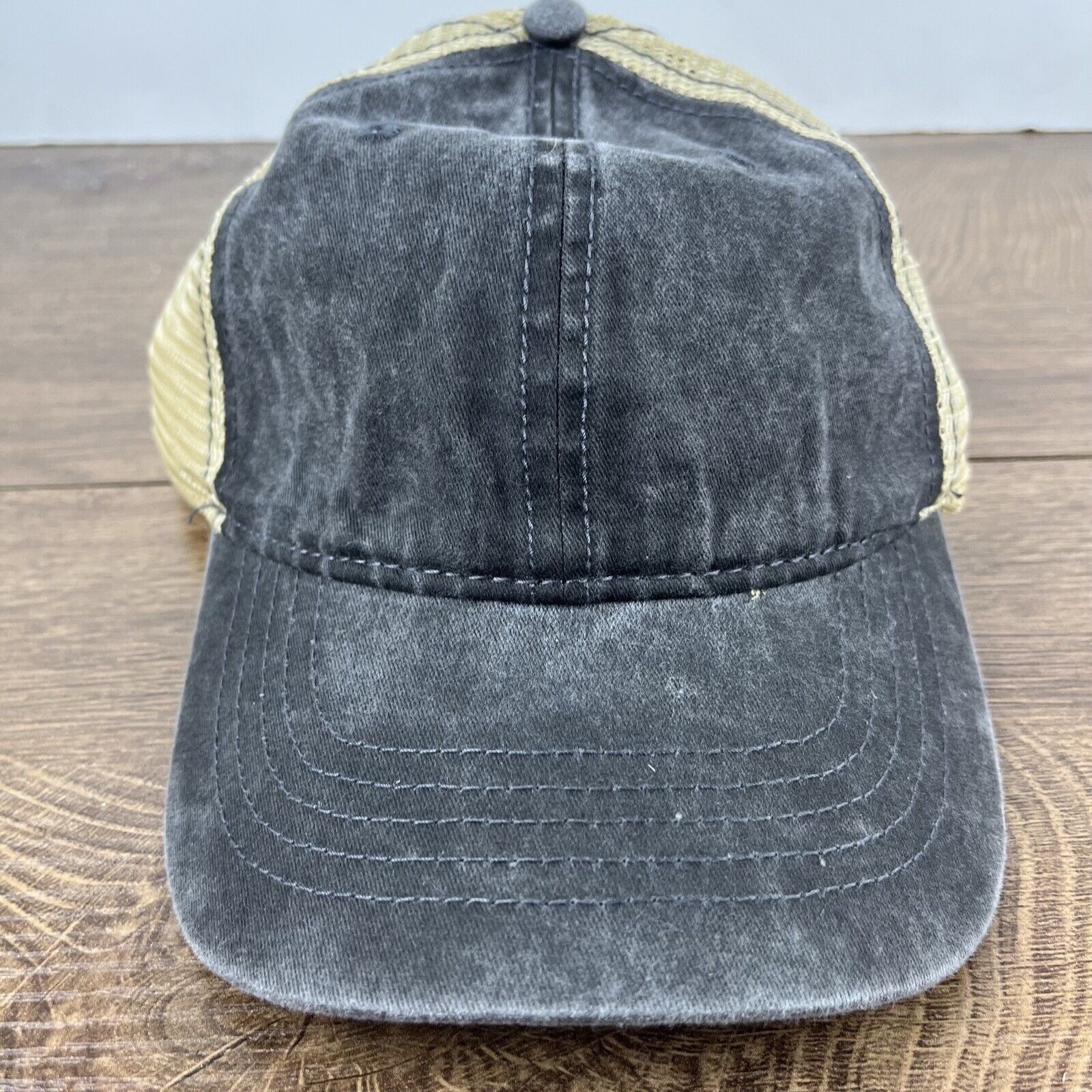 Other Plain Gray Baseball Hat Gray Adjustable Hat Gray Baseball Ha Size ONE SIZE - 5 Thumbnail