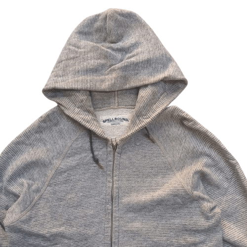 Japanese Brand × Spellbound Spellbound Japan stripes grey casual zipper hoodie Size US M / EU 48-50 / 2 - 3 Thumbnail