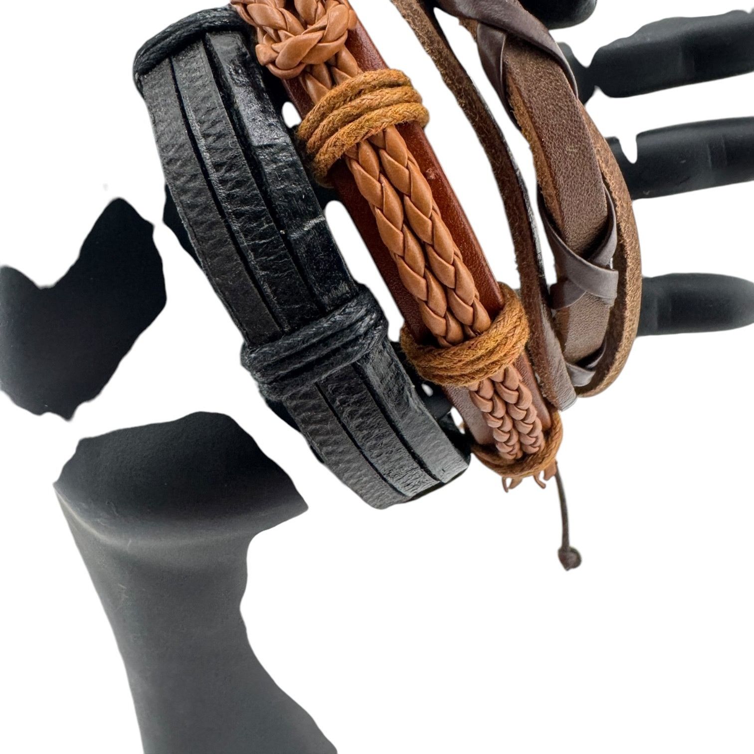 Other Identity Crisis Three Braided Cuffs for Mood-Swinging Rebels Size ONE SIZE - 2 Thumbnail