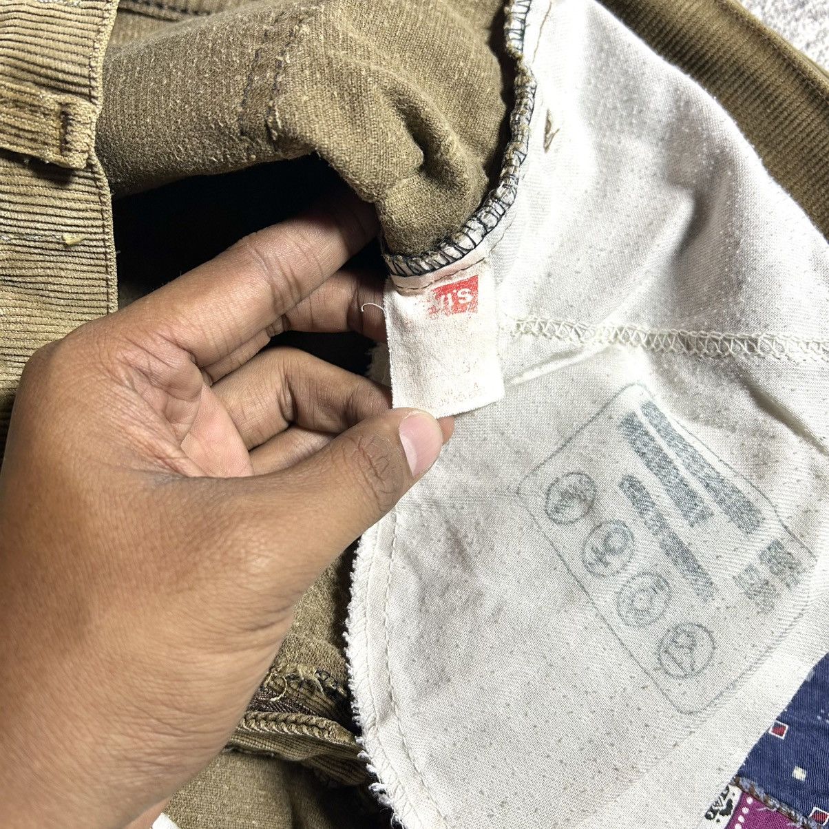 Levi's Rework Levis Corduroy Shashiko Size US 33 - 7 Thumbnail