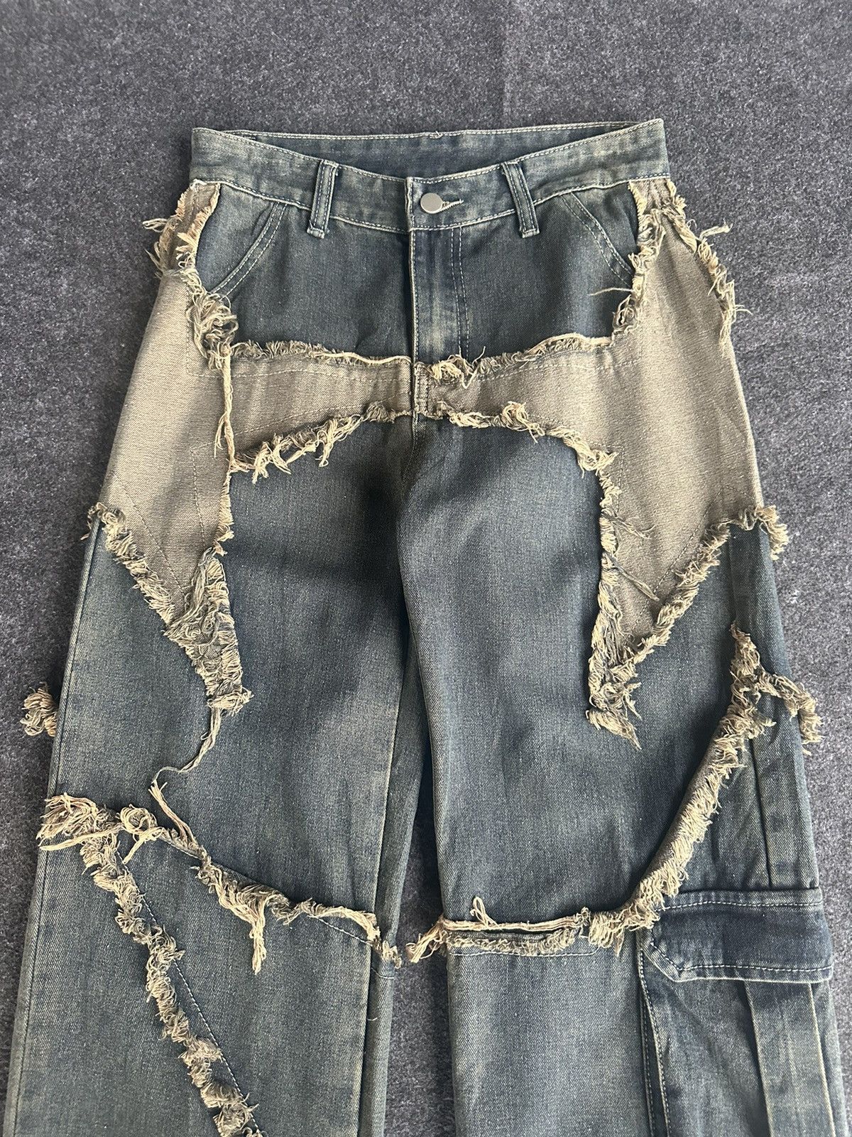 Japanese Brand Style Romwe Harajuku Baggy Denim D280 Size US 28 / EU 44 - 2 Thumbnail