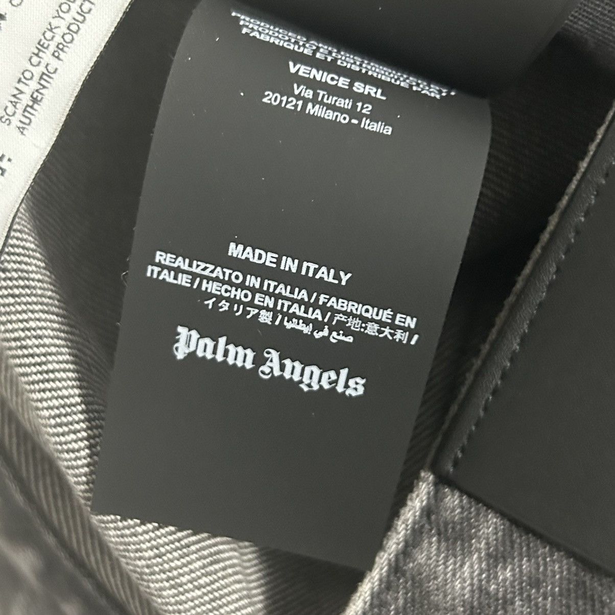 Palm Angels New Palm Angels Curved Logo Straight Jeans Size 30 Size US 30 / EU 46 - 8 Thumbnail