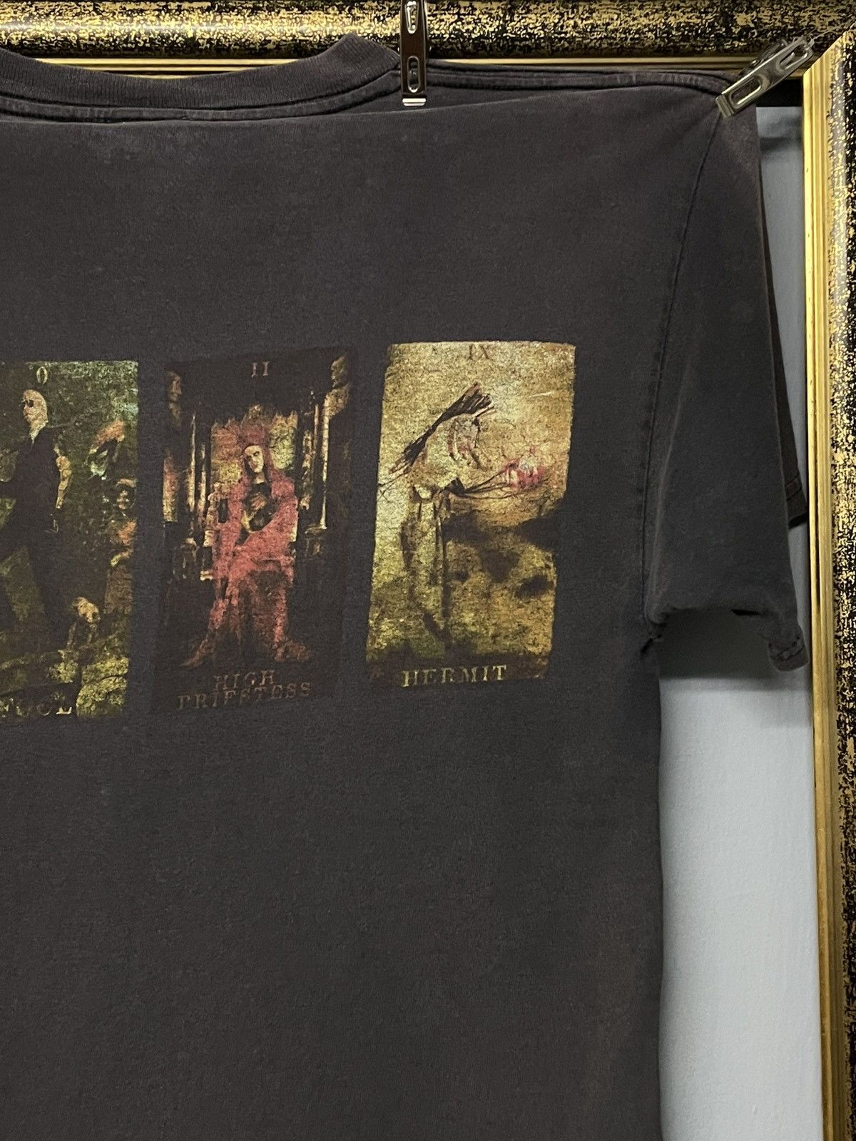 Band Tees Vintage Original 90s Marilyn Manson Hieropant Tarot Sunfaded Size US S / EU 44-46 / 1 - 11 Thumbnail