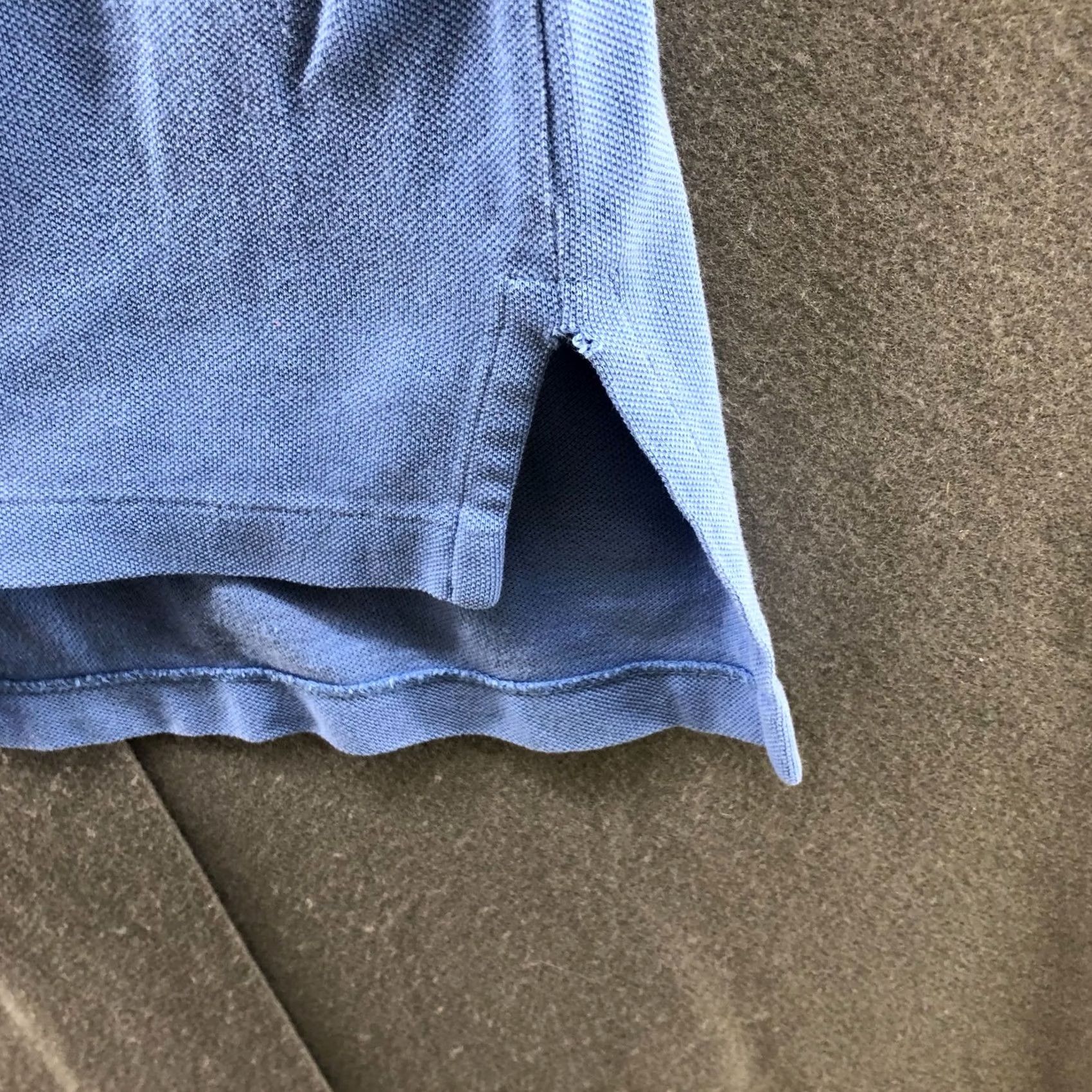 Polo Ralph Lauren VTG Polo Ralph Lauren Polo Shirt Mens L Light Blue Short Sleeve Pony Logo Cotton Polo Size US L / EU 52-54 / 3 - 6 Thumbnail