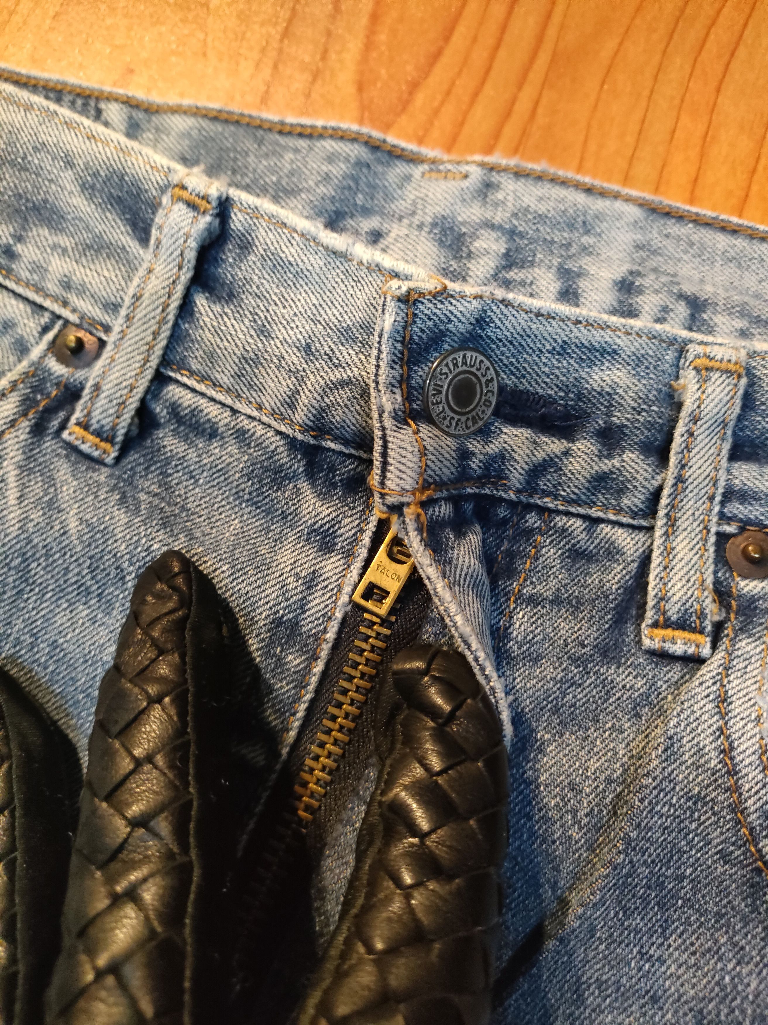 Levi's Vintage Clothing × Vintage Vintage Levi's 502 Selvedge Jeans Size US 32 / EU 48 - 6 Thumbnail