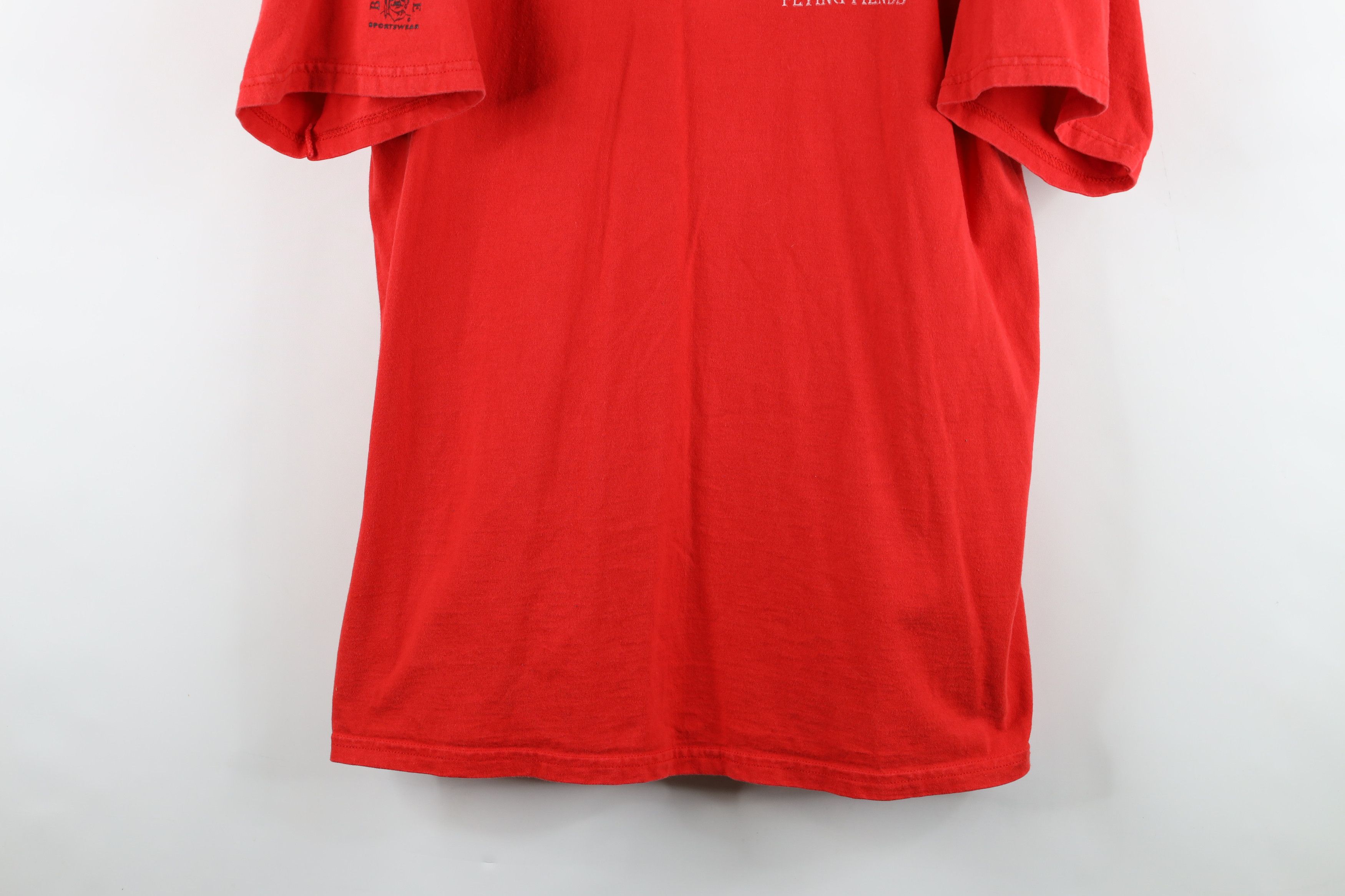 Vintage Vintage 90s 36th Fighter Squadron Korea T-Shirt Red USA Size US XL / EU 56 / 4 - 3 Thumbnail