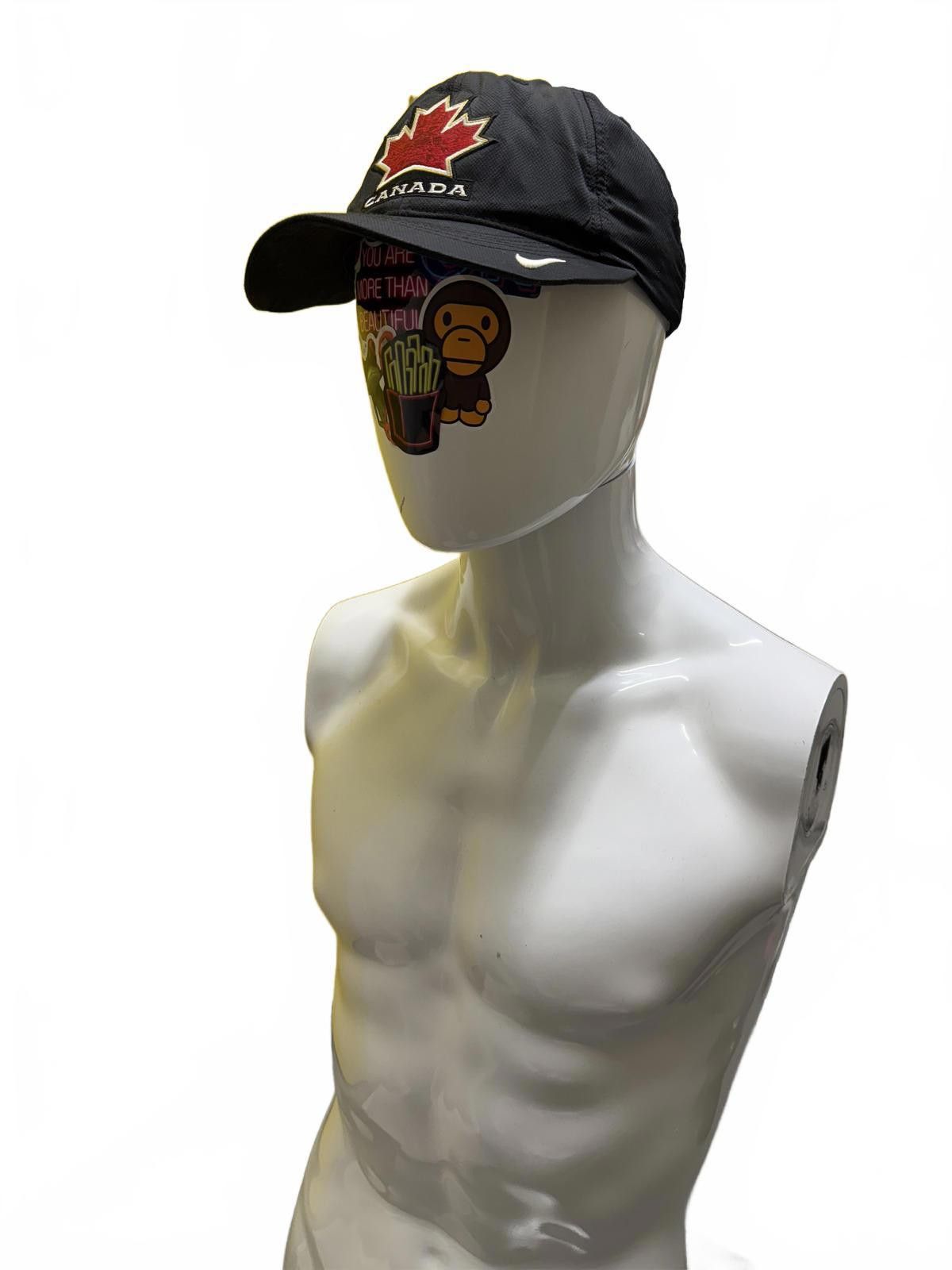 Nike Nike Canada Black Dri-Fit Adjustable Baseball Cap Size ONE SIZE - 3 Thumbnail