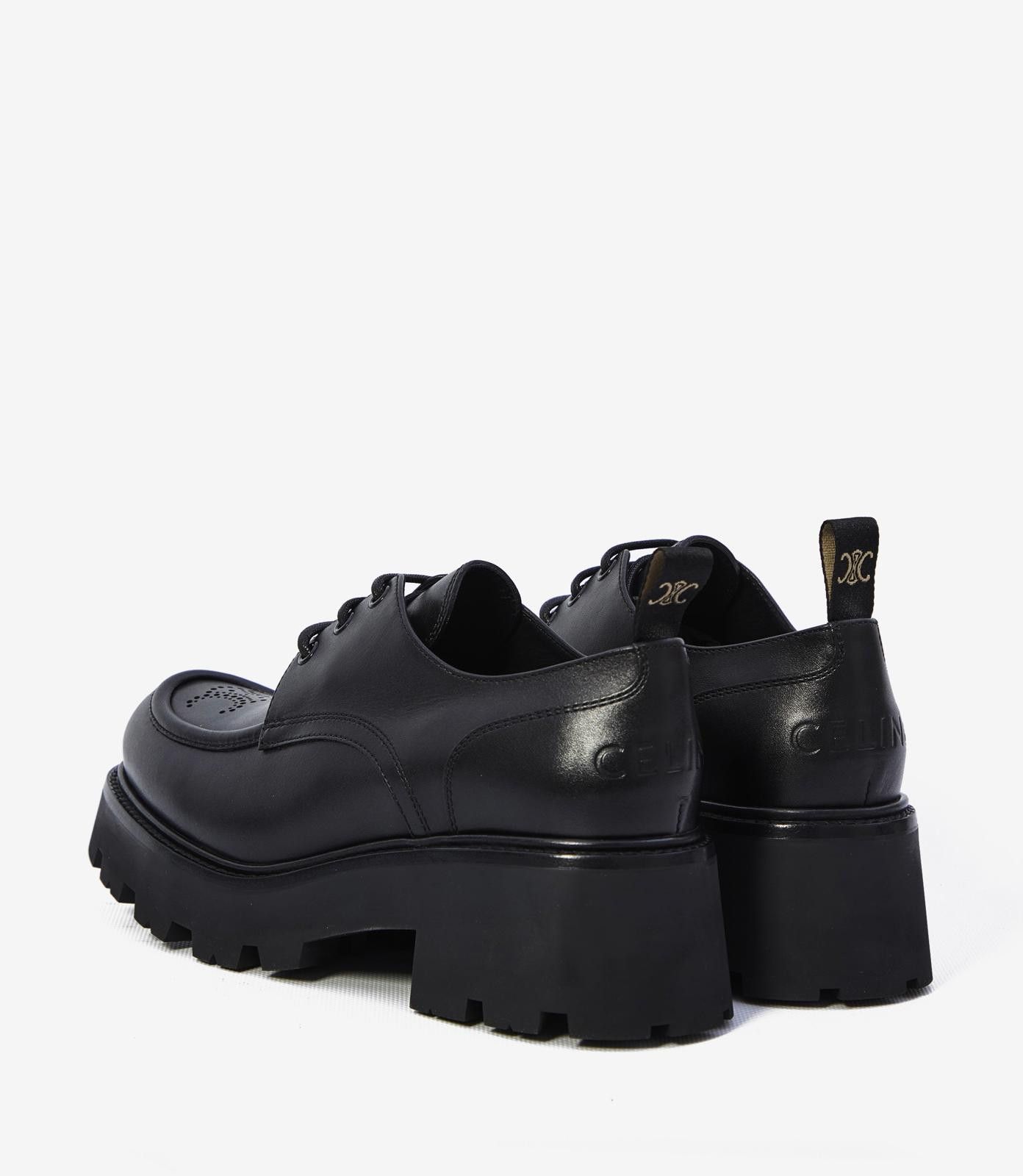 Celine CELINE TRIOMPHE DERBIES IN SHINY BULL SIZE 40 Size ONE SIZE - 3 Thumbnail