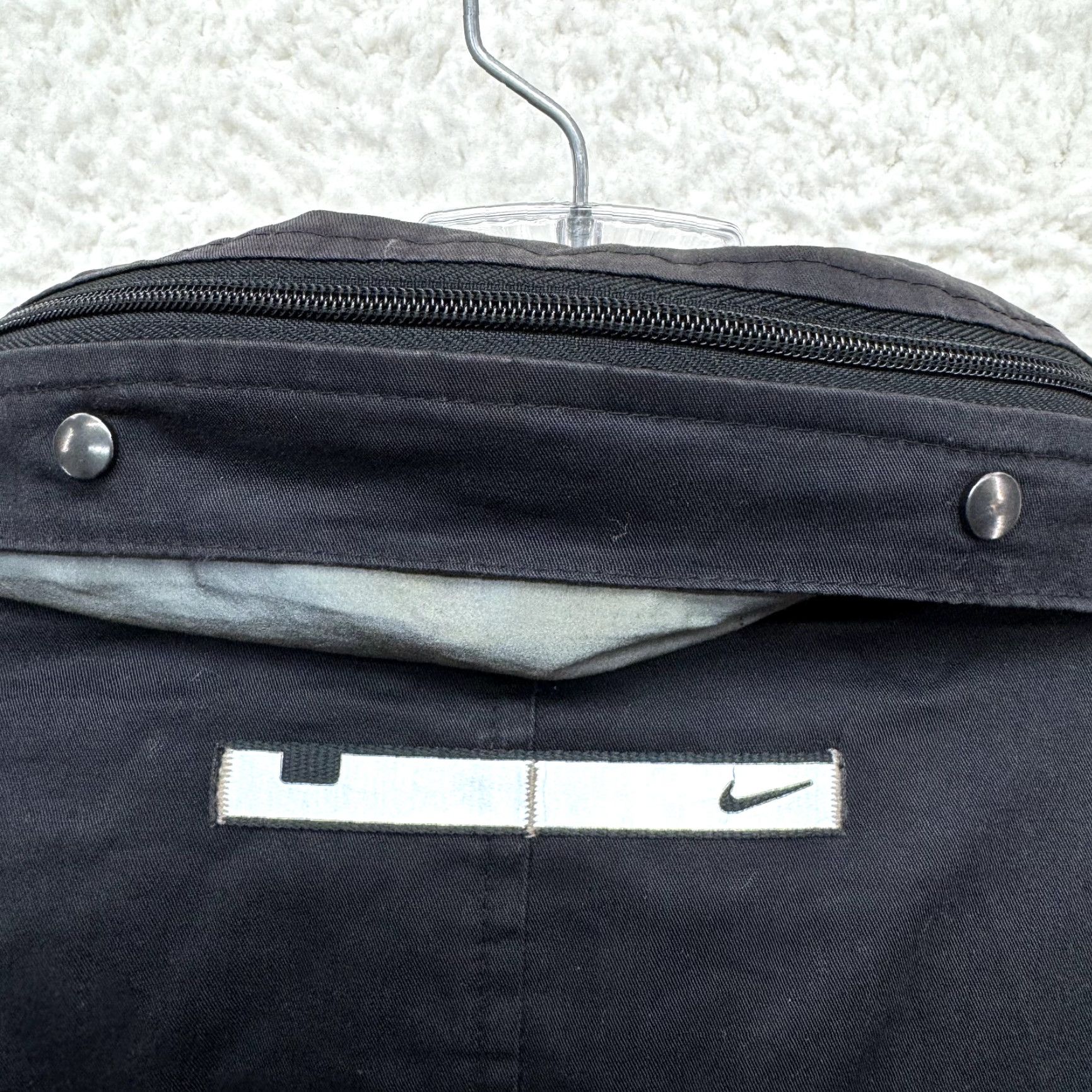 Nike VINTAGE Nike Puffer Jacket Mens Large Black Down Fleece Lined Insulated Hooded Size US L / EU 52-54 / 3 - 5 Thumbnail