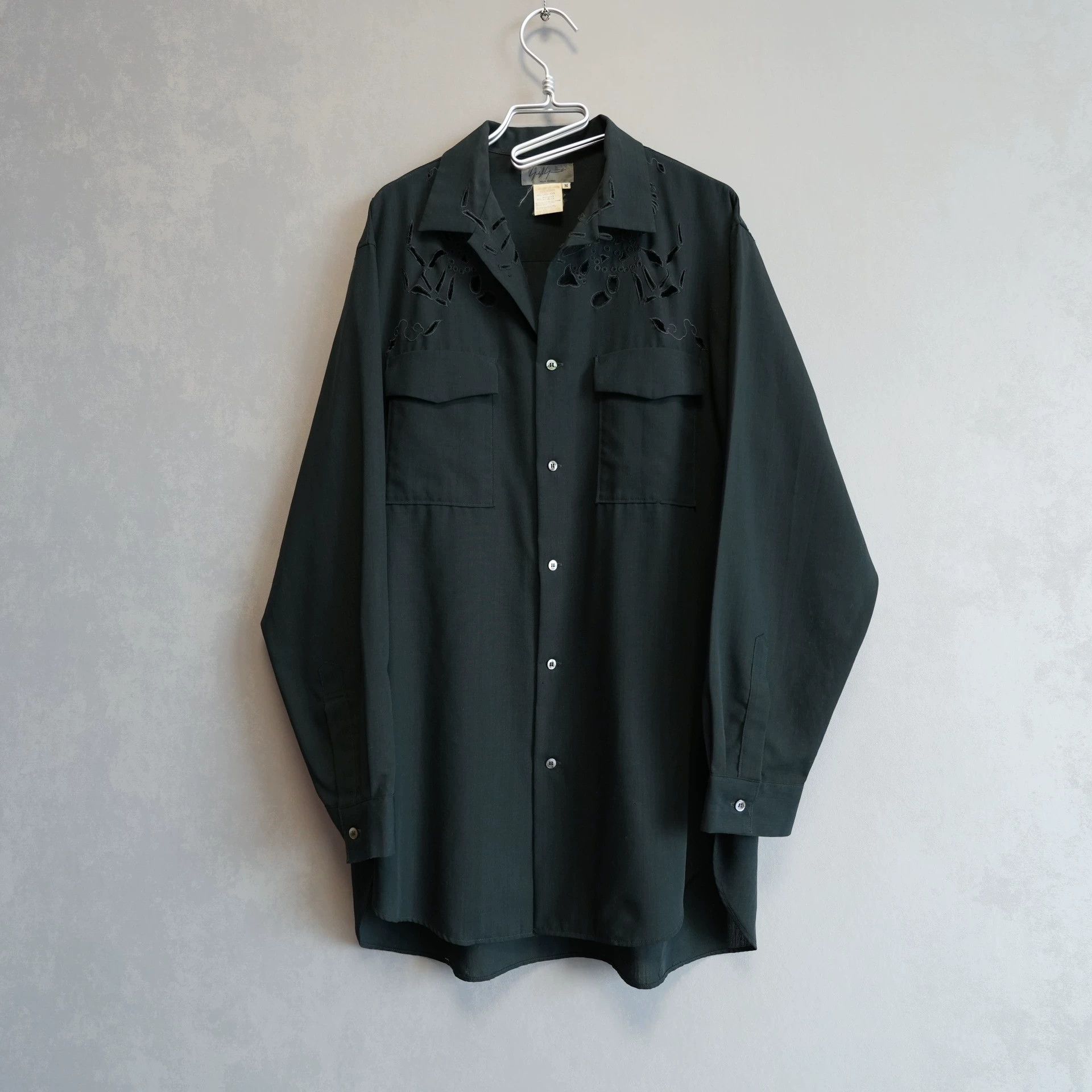 Yohji Yamamoto Yohji Yamamoto 96SS F&B Crab Hollow Shirt (Moth-eaten) Size US M / EU 48-50 / 2 - 4 Thumbnail