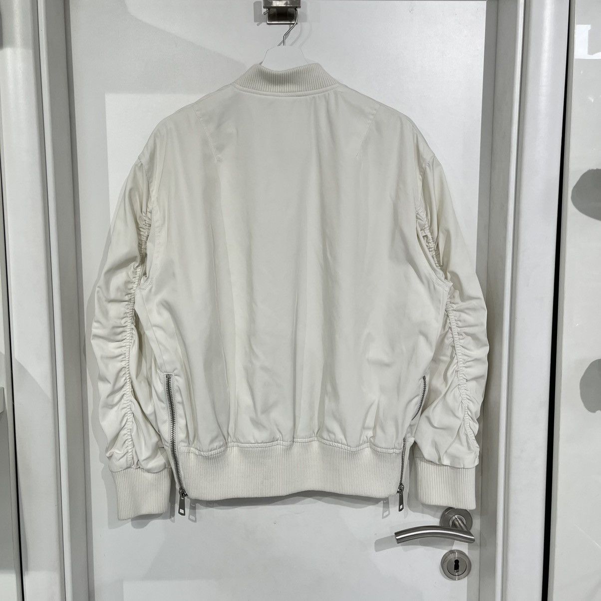 Zara Zara Bomber Jacket White Size US M / EU 48-50 / 2 - 2 Thumbnail
