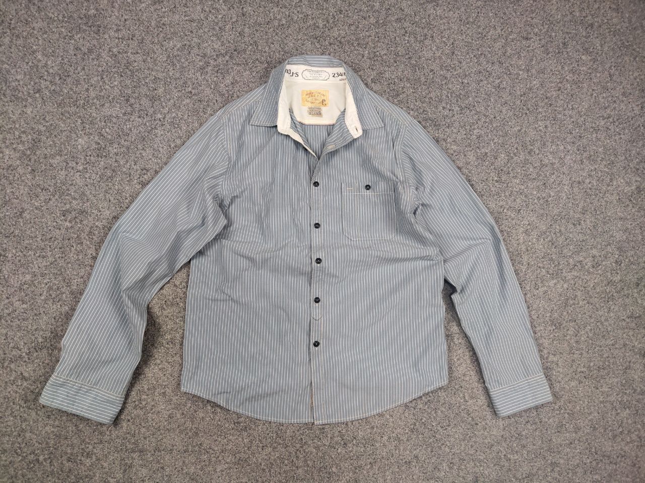 J.A.C.H.S. Mfg. Co. Vintage Jachs superior quality American Striped Button Shirt Size US XL / EU 56 / 4 - 8 Thumbnail