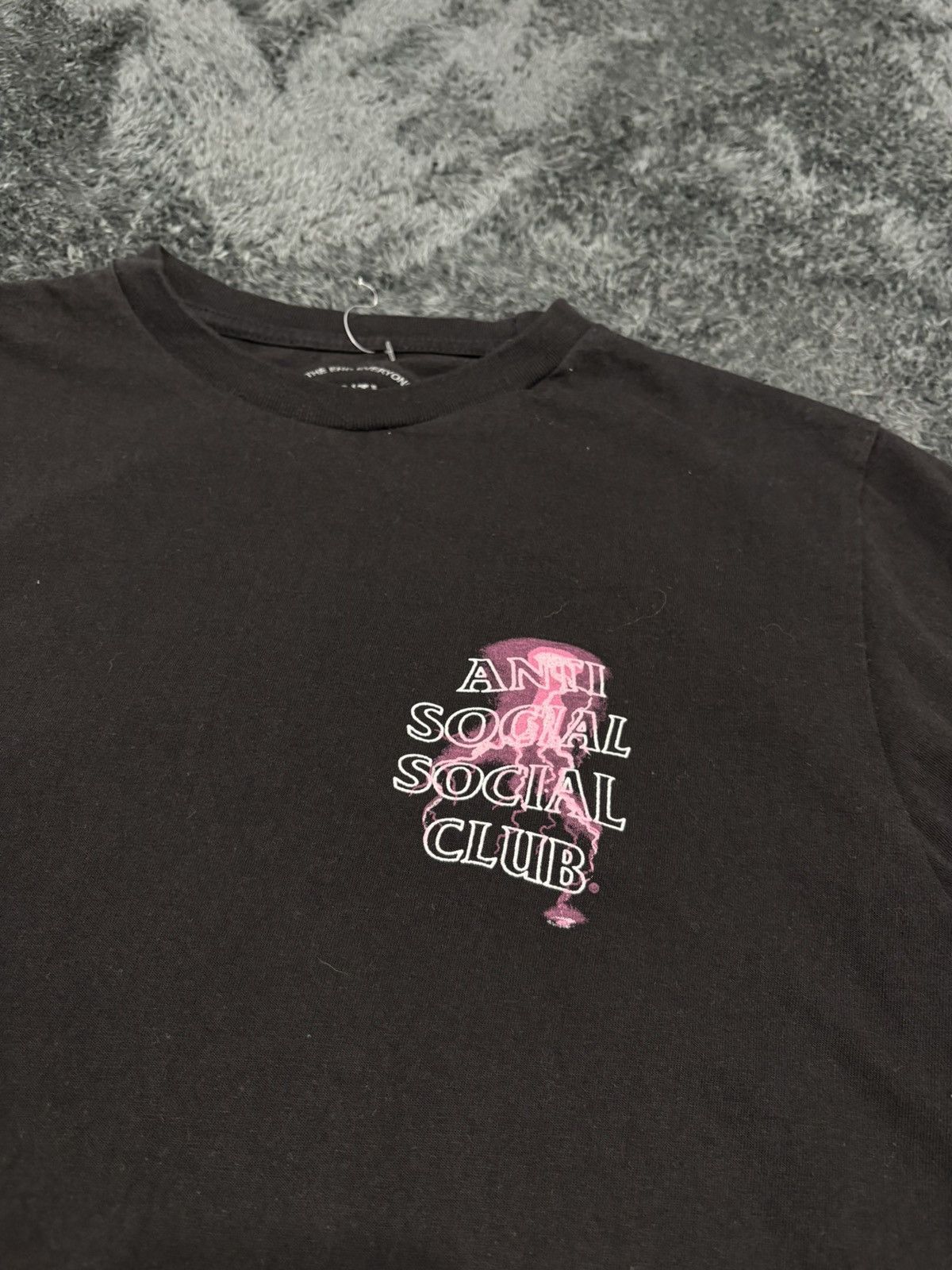 Anti Social Social Club Anti Social Social Club ASSC Thunder Big Logo Tee Size US M / EU 48-50 / 2 - 3 Thumbnail