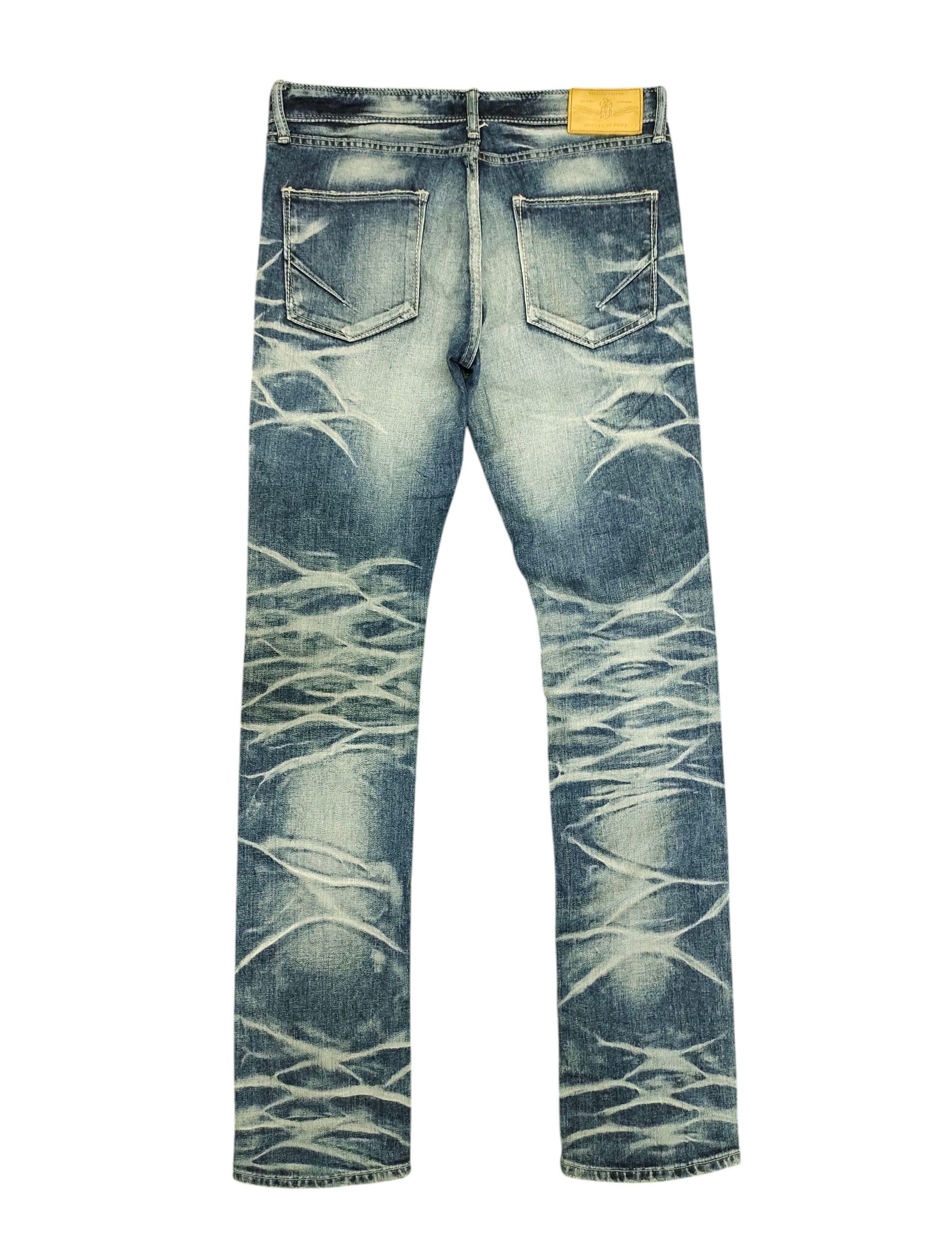GOSTAR DE FUGA Gostar De Fuga Japan Jeans Clawmark Faded Denim Size US 31 - 8 Thumbnail