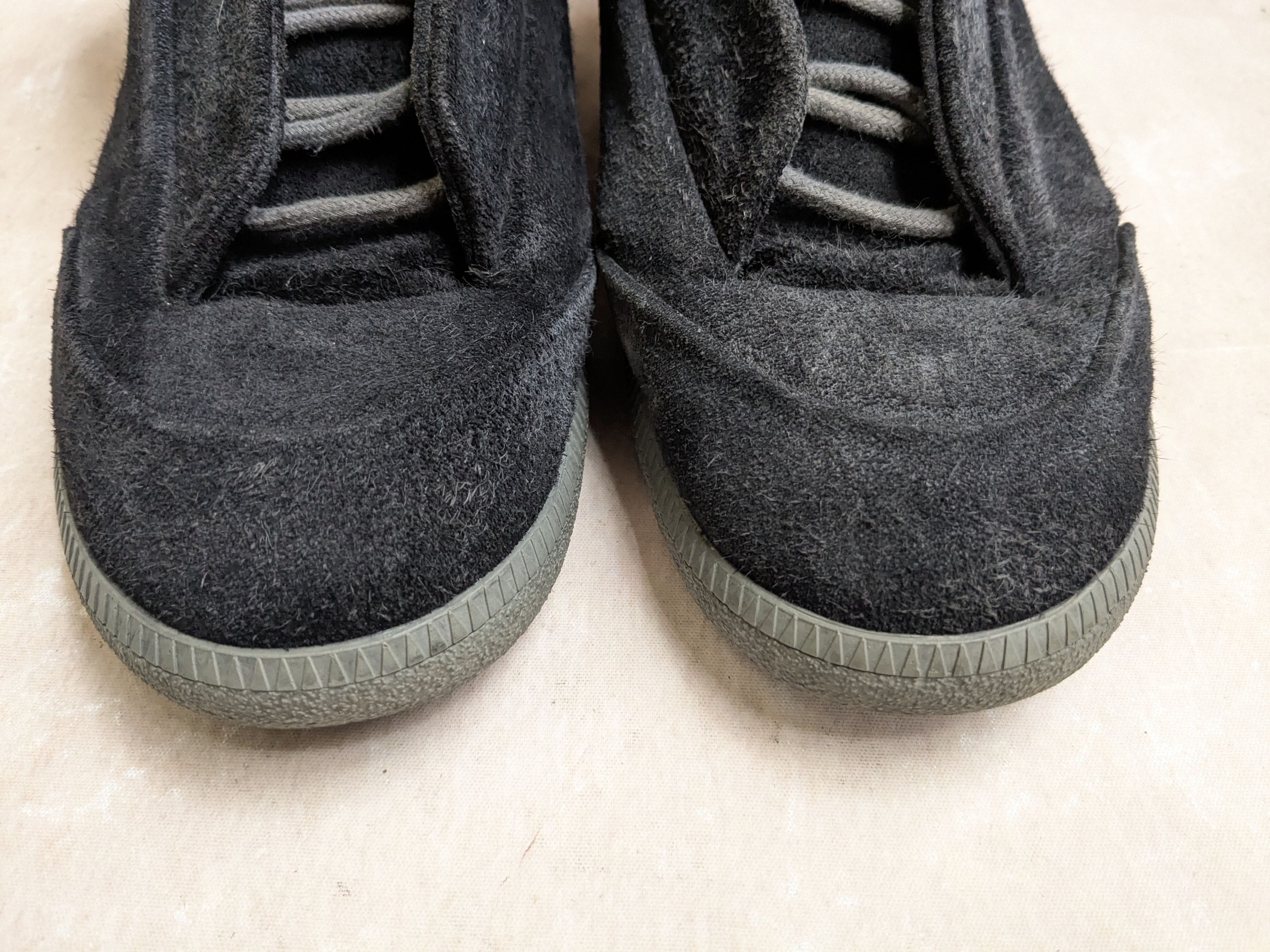 Maison Margiela Maison Margiela Future Black Gray 12 45 Suede Leather Size US 12 / EU 45 - 4 Thumbnail